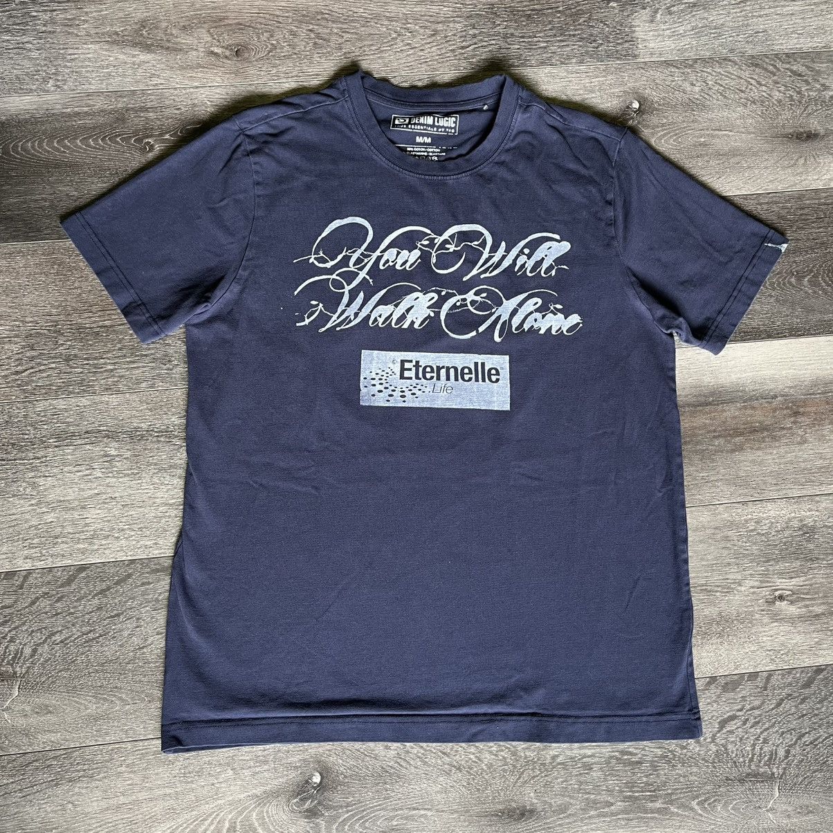 Vintage 3F Eternelle Life You Will Walk Alone Lion Graphic Logo Tee Size US M / EU 48-50 / 2 - 1 Thumbnail