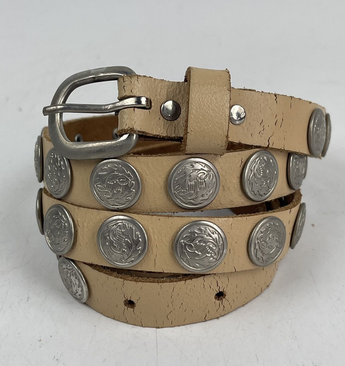 Japanese Brand × Seditionaries rare tiny studded belt tc36 Size 34 - 1 Thumbnail