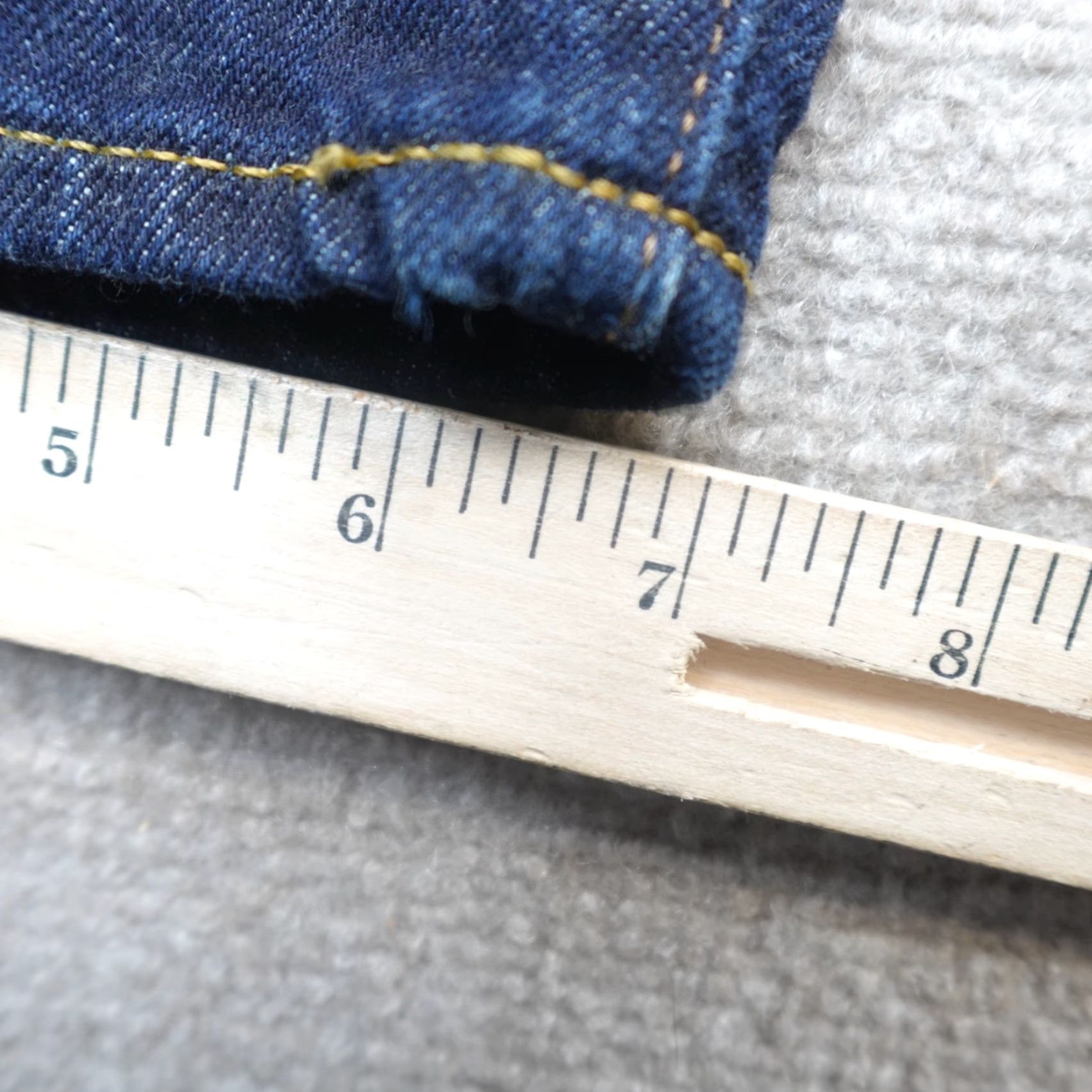 Gap Gap Jeans Slim Straight Blue 32 x 33 Men Bag 1969 Cotton Denim Belt Loops Oldstock NEW Size US 32 / EU 48 - 5 Thumbnail