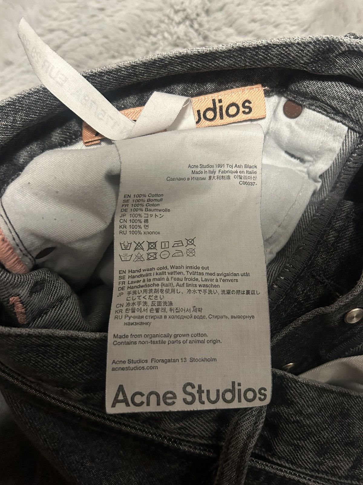 Acne Studios acne studios 1991 toj ash black jeans Size US 28 / EU 44 - 3 Thumbnail