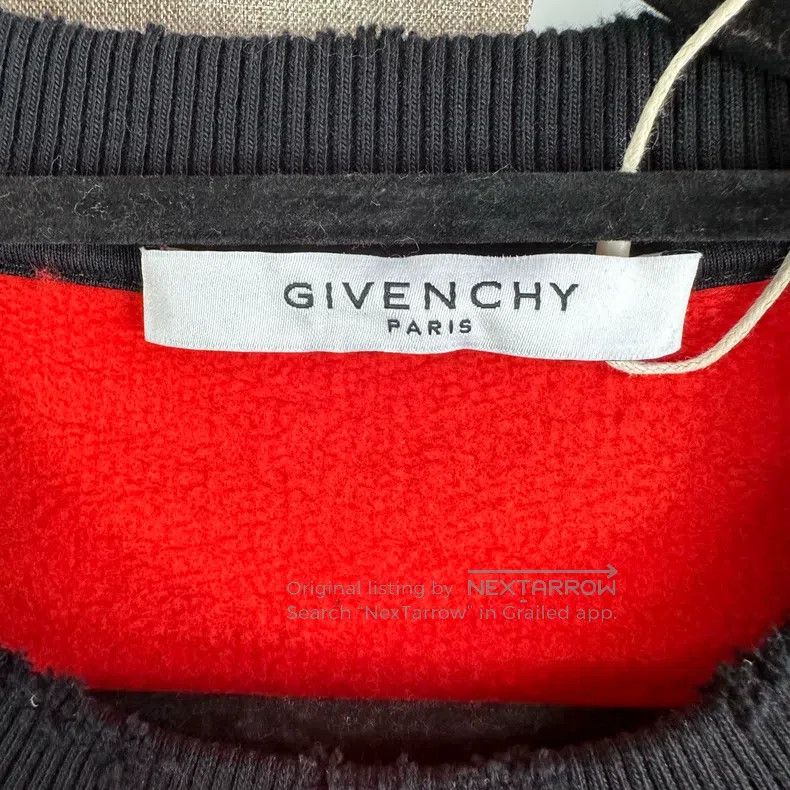 Givenchy Givenchy Red and Black Striped Hoodie (Skull Print) Size US M / EU 48-50 / 2 - 4 Thumbnail