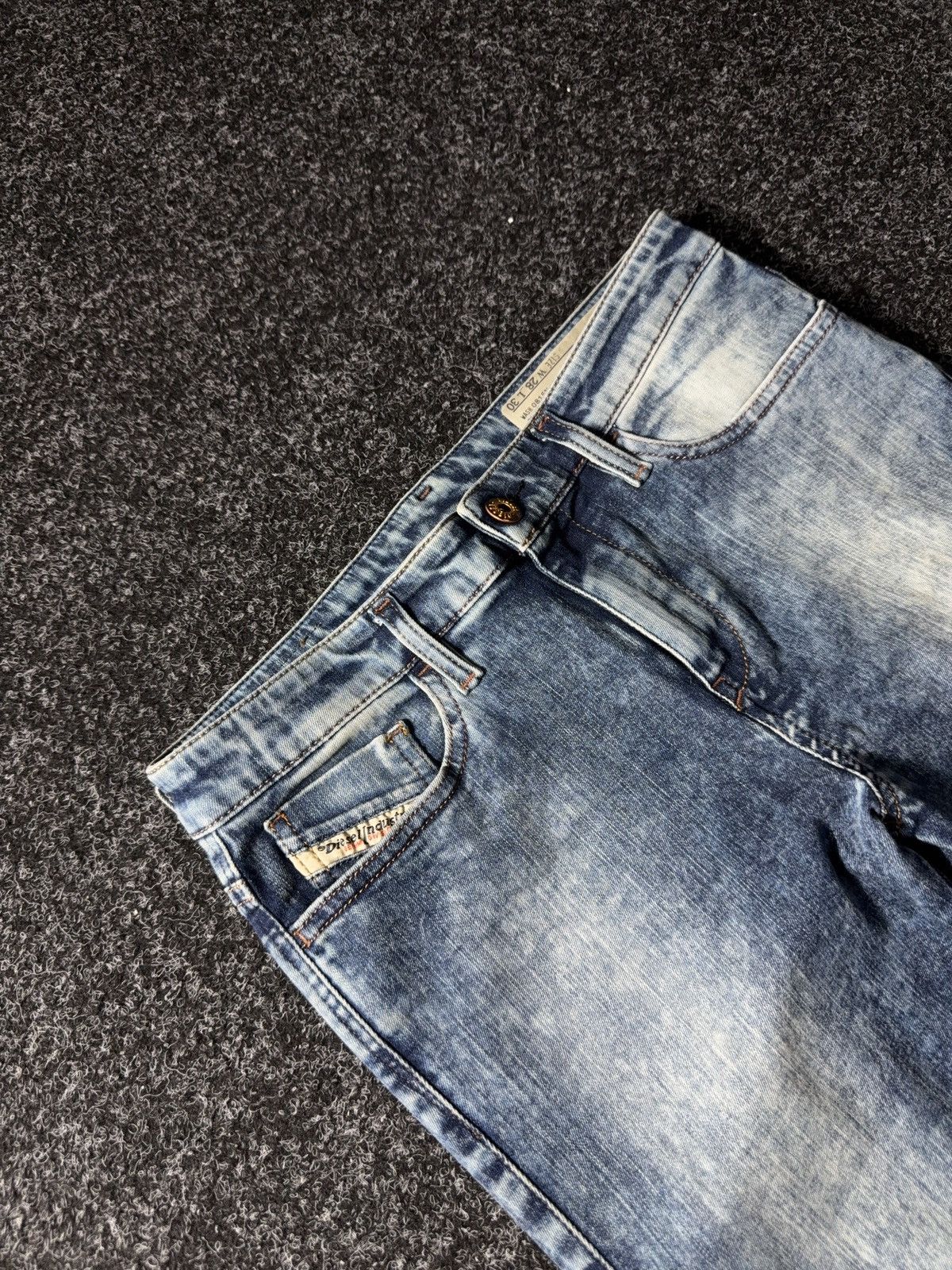 Diesel × If Six Was Nine × Vintage Vintage 90s Y2K Diesel Industry Jeans skinny pants Size 28" / US 6 / IT 42 - 6 Thumbnail