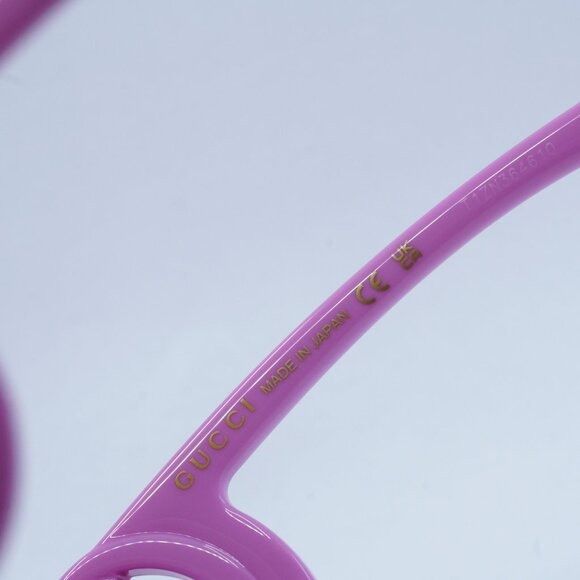 Gucci GG1325S 006 Sunglasses Pink Rectangle Frame