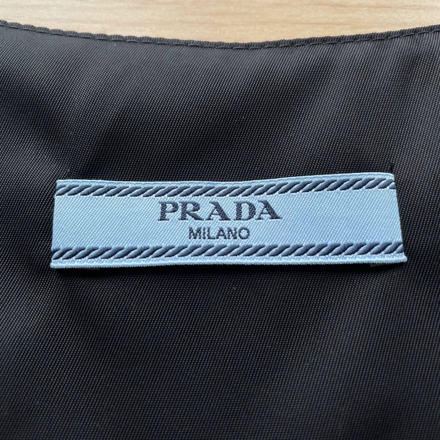 Prada Prada women's black nylon dress size 38 unused triangle tag Size XS / US 0-2 / IT 36-38 - 4 Thumbnail