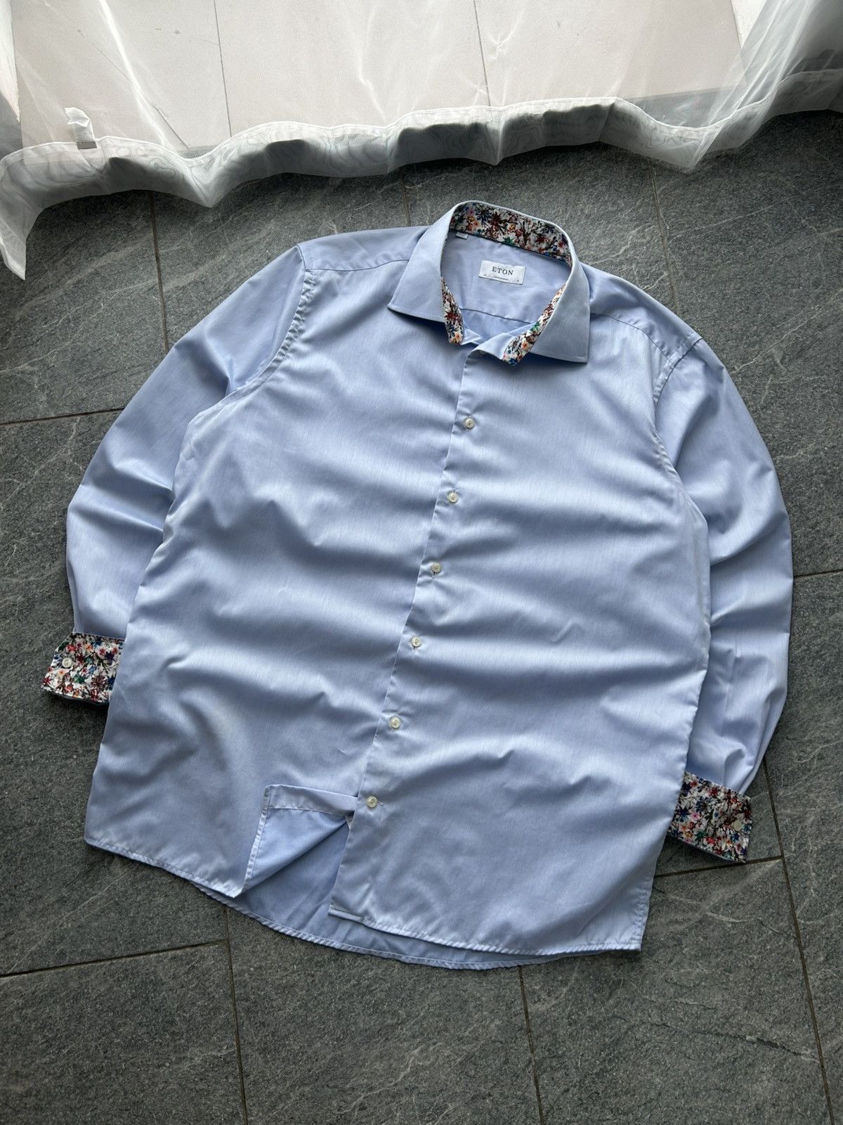 Eton Vintage shirts eton man’s Size US L / EU 52-54 / 3 - 11 Thumbnail