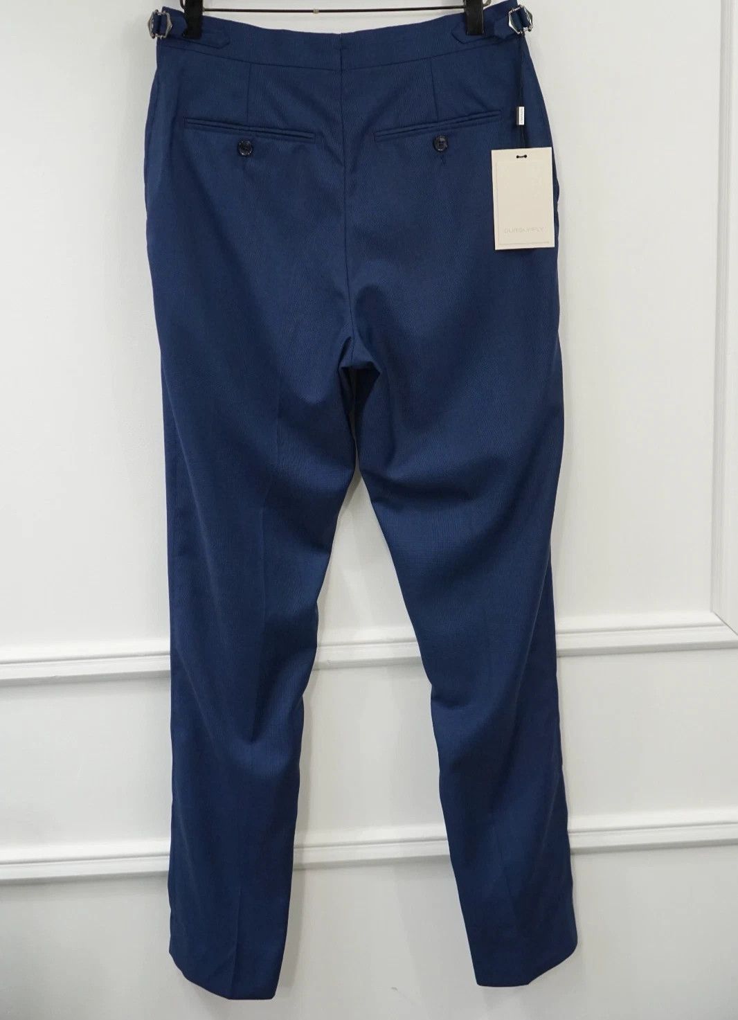 Suitsupply Men Suitsupply Pants Navy Blue Wool Brescia Size UK/US36 Size 36R - 2 Thumbnail