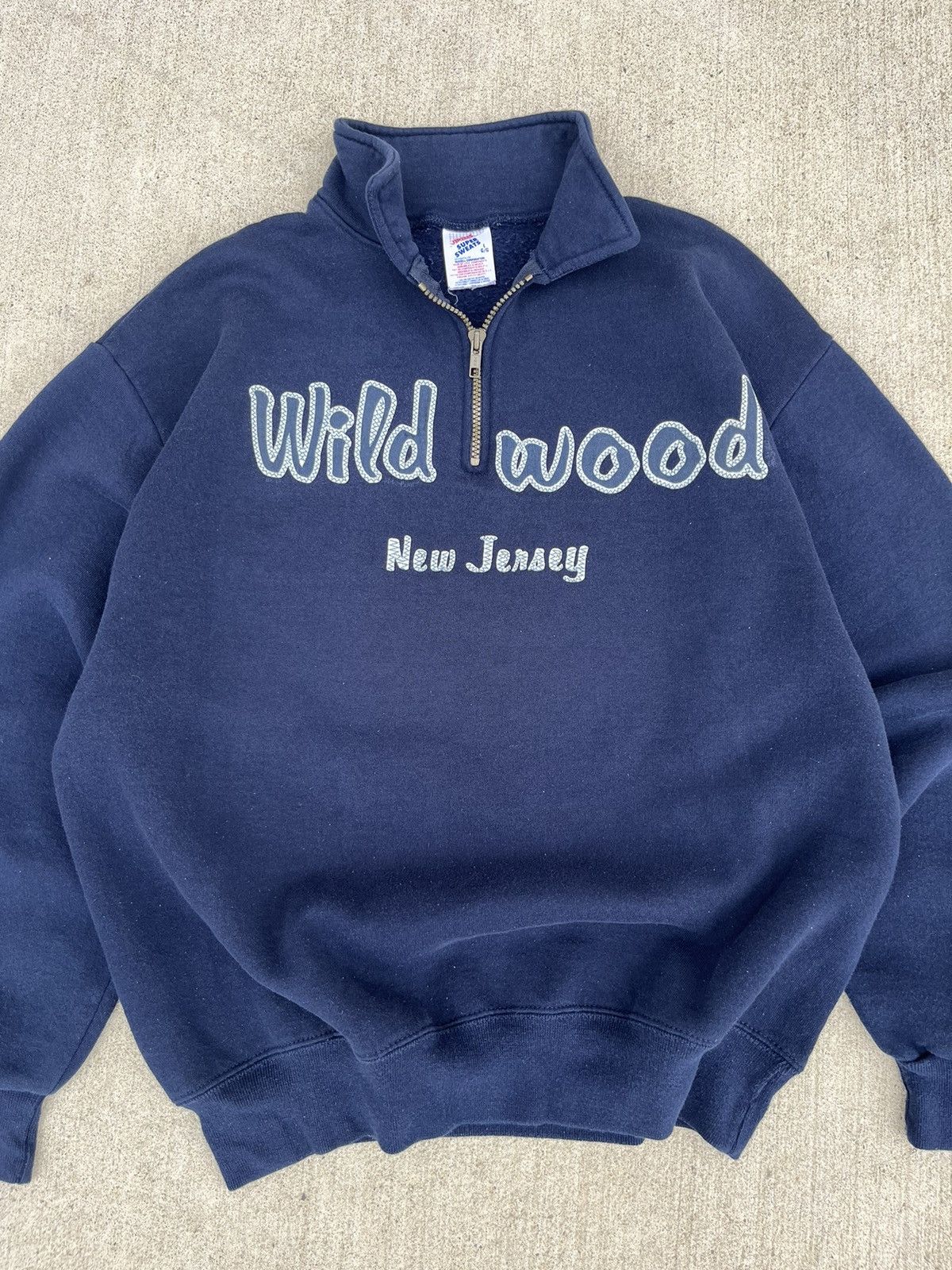 JNCO × Vintage Crazy Vintage 90’s Wildwood New Jersey Boxy Sweatshirt Size US L / EU 52-54 / 3 - 2 Thumbnail