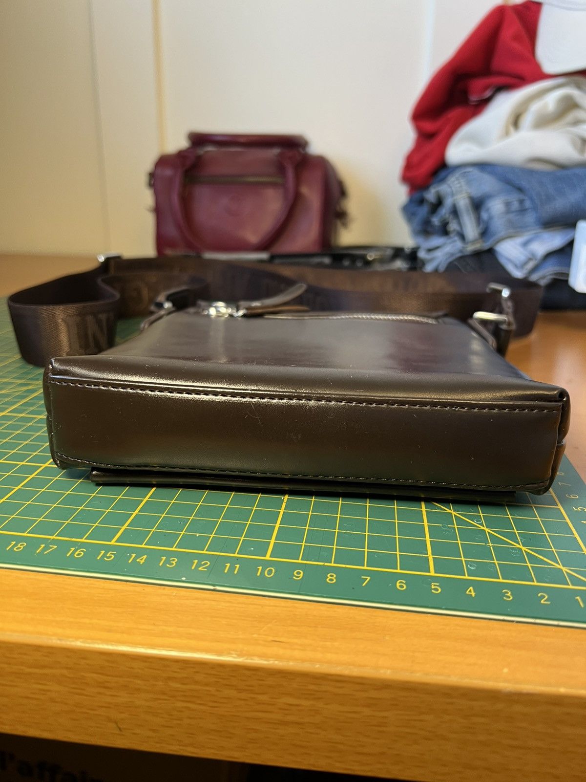 Giorgio Armani Giorgio Armani leather crossbody flap bag Size ONE SIZE - 20 Thumbnail