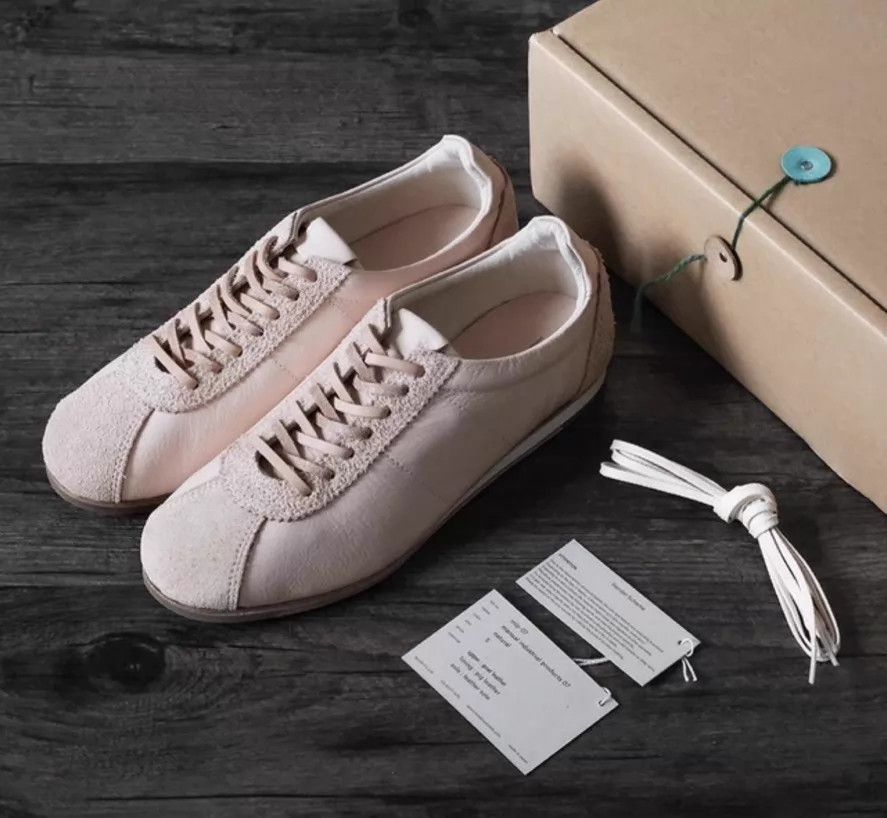 Hender Scheme Hender Scheme Japanese Handmade Full Leather Bowling Casual Training Shoes (Color Evolves with Wear) 41/265 Size US 8 / EU 41 - 1 Thumbnail