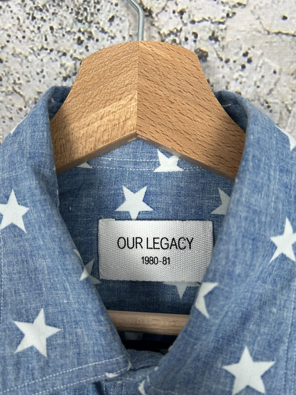Our Legacy Our Legacy 1980-81 Stars Blue Shirt Designer Avant Garde Size US M / EU 48-50 / 2 - 6 Thumbnail