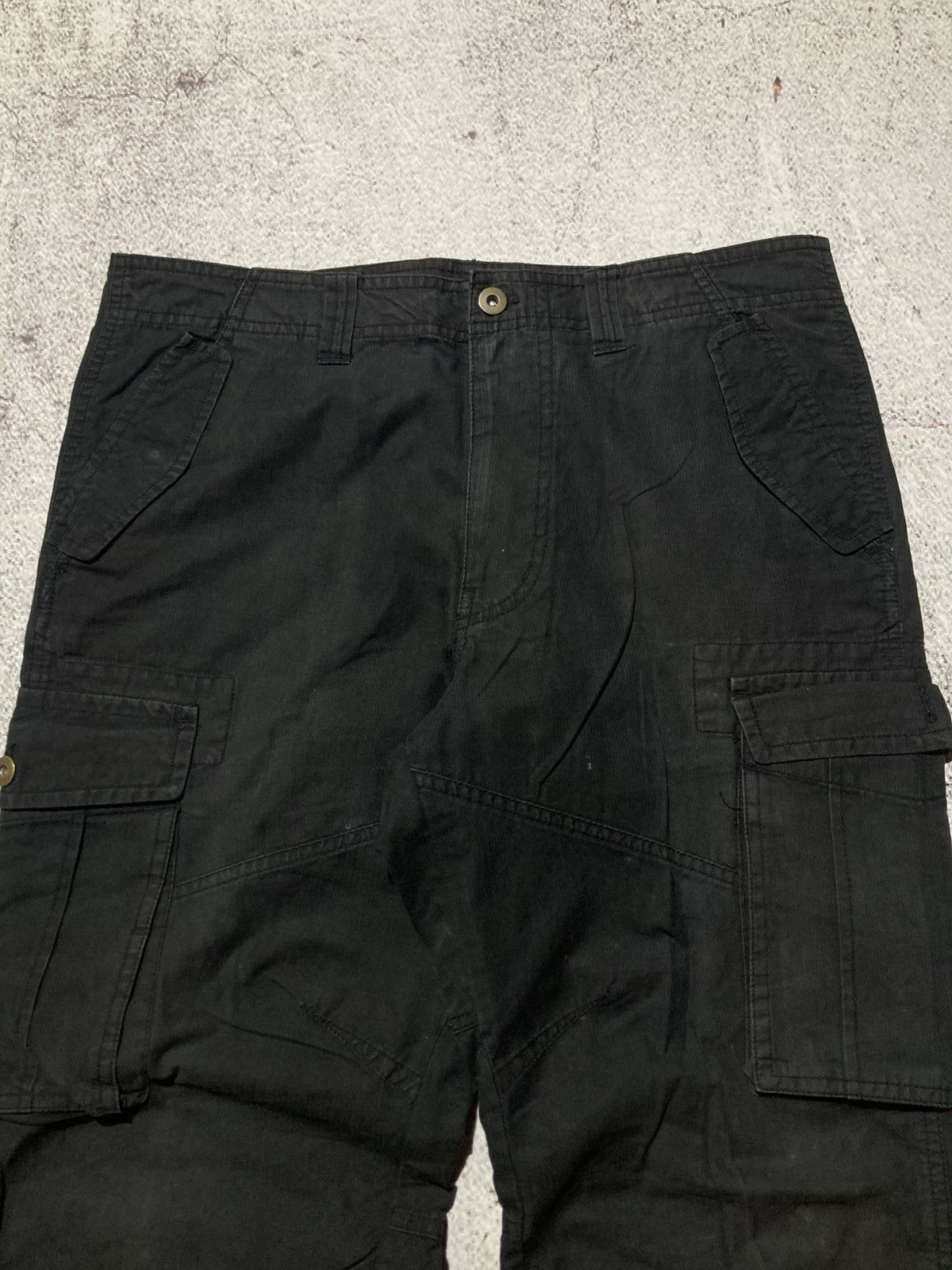 Japanese Brand 2000s Takeo Kikuchi Multipocket Cargo Pants Black Designer Size US 34 / EU 50 - 5 Thumbnail