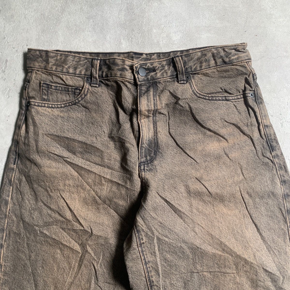 GU Baggy jeans GU Brown Size US 32 / EU 48 - 3 Thumbnail