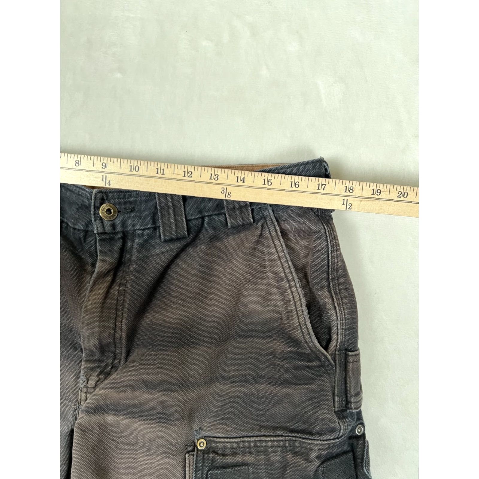 Vintage Duluth Men’s Black Cargo Carpenter Pockets Pants Size 34x29 Size US 34 / EU 50 - 7 Thumbnail