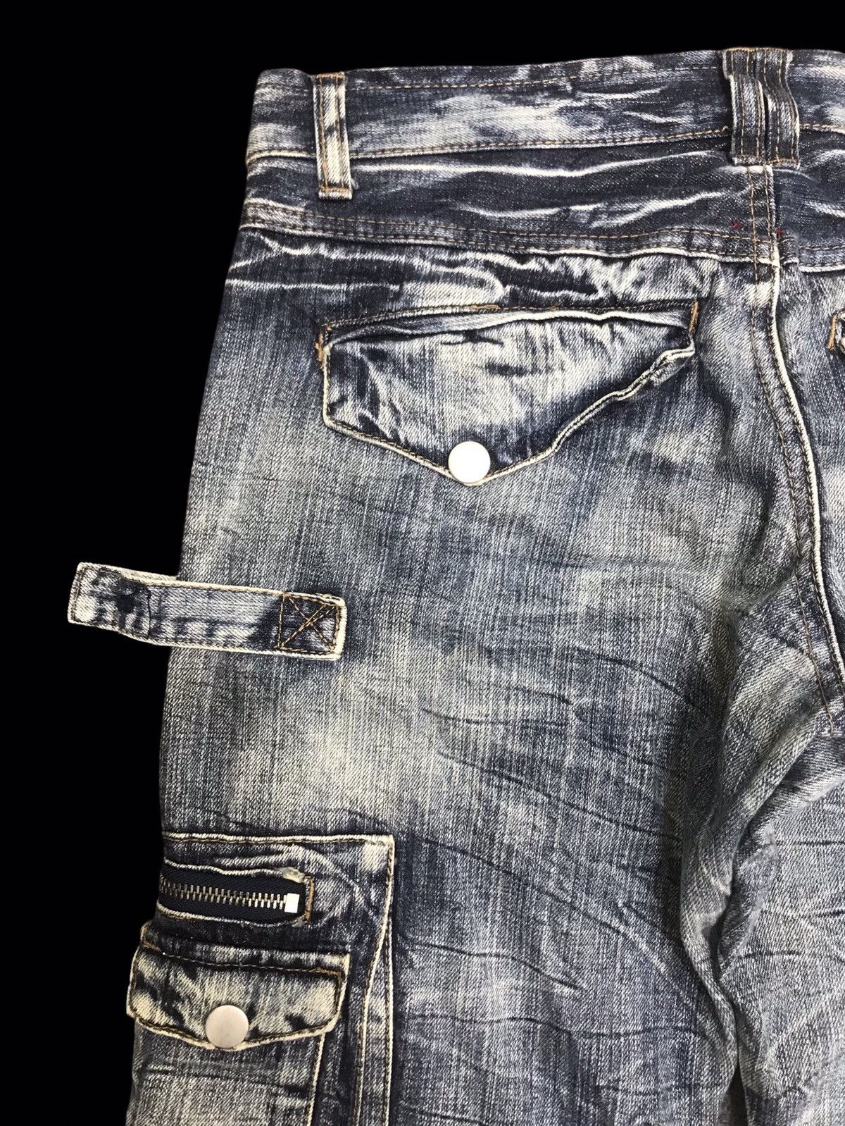 Seditionaries × semanticdesign 💥FLARE💥semantic design SICK FLARE MULTIPOCKETS DENIM F214 Size US 32 / EU 48 - 14 Thumbnail