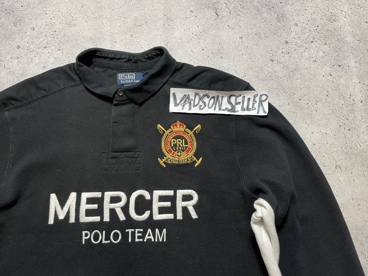 Polo Ralph Lauren Vintage Rugby Sweatshirt Polo Ralph Lauren Mercer Team #3 Size US XXL / EU 58 / 5 - 6 Thumbnail