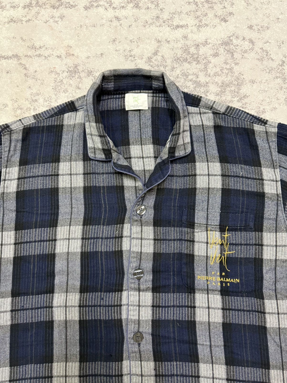 Pierre Balmain VENT VENT PAR PIERRE BALMAIN PARIS TARTAN PYJAMAS SLEEPWEAR Size US XL / EU 56 / 4 - 6 Thumbnail