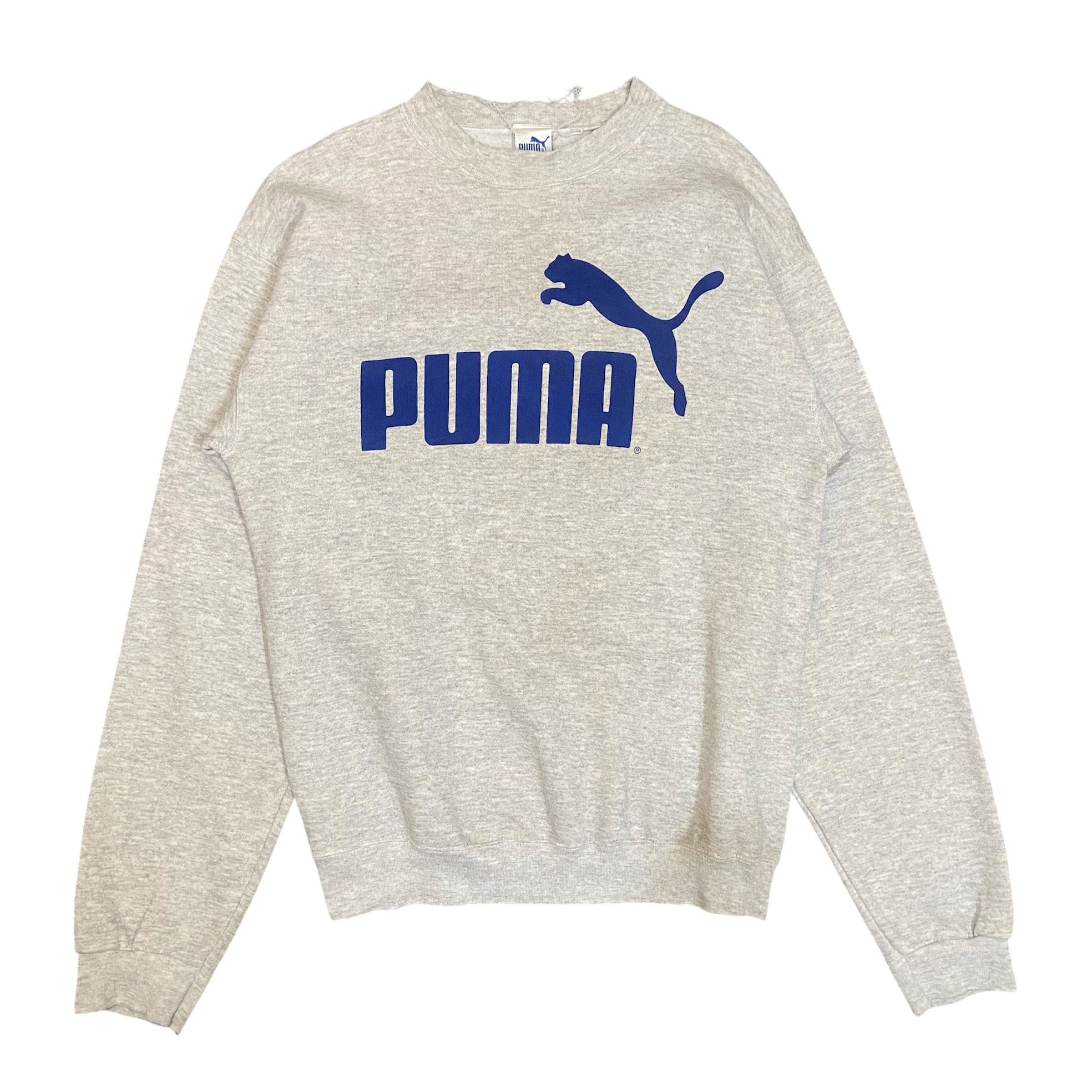 Puma Vintage Puma Big Logo Thrashed Crewneck Size US M / EU 48-50 / 2 - 1 Thumbnail