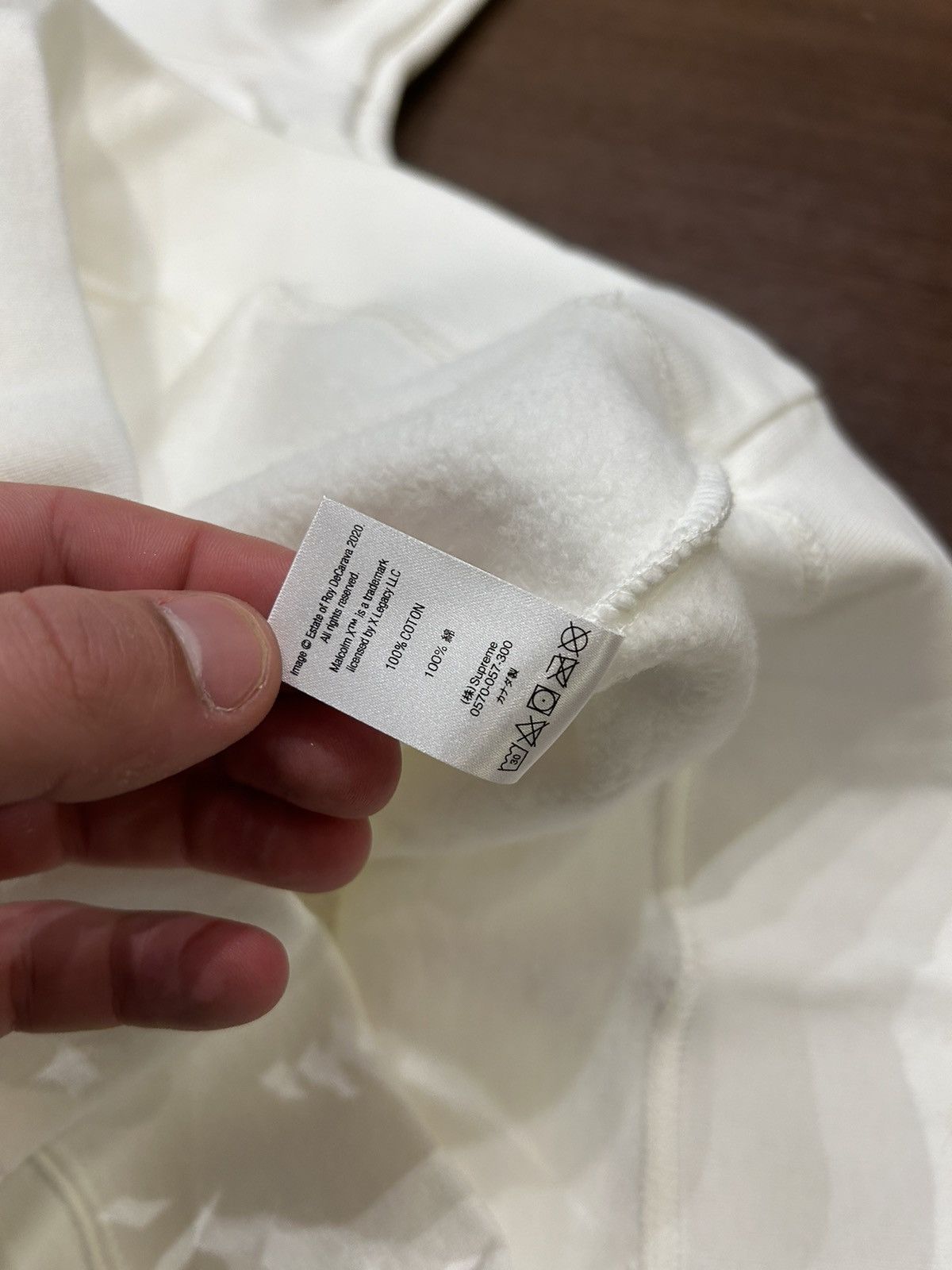 Supreme Supreme X Roy DeCarava Malcom X White Hooded Sweatshirt Size US XL / EU 56 / 4 - 6 Thumbnail