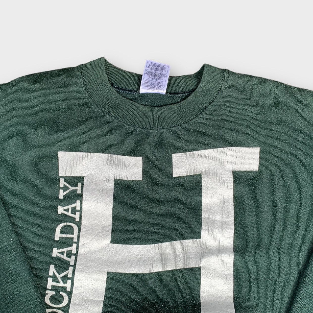Fruit Of The Loom × Vintage Vintage 90s Fruit Of The Loom Hockaday School Sweatshirt Size M / US 6-8 / IT 42-44 - 3 Thumbnail