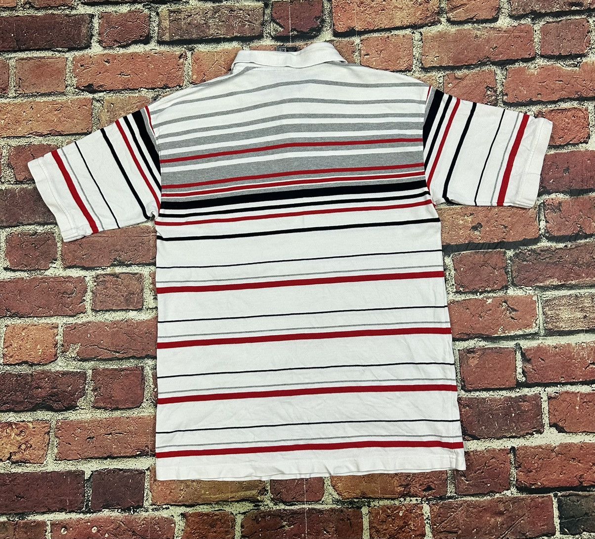 Avirex Vintage Avirex White Black Red Stripe Y2K Hip Hop Polo Shirt Size US XL / EU 56 / 4 - 2 Thumbnail