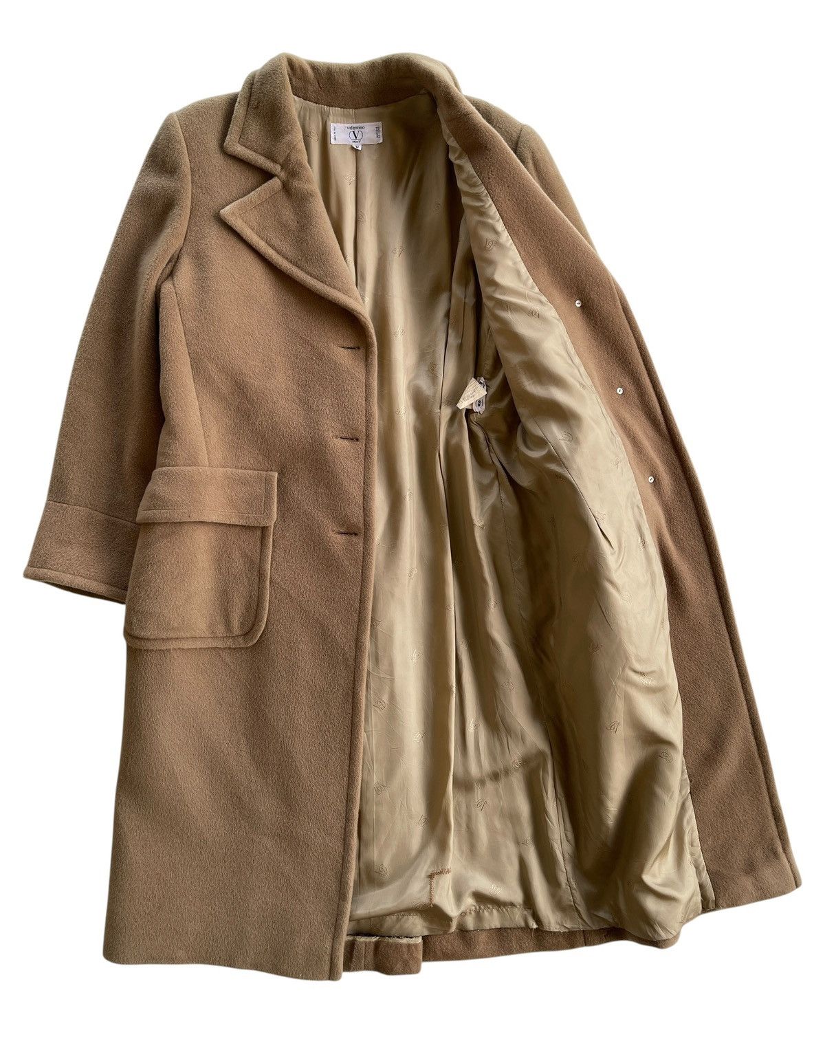 Valentino Valentino Cashmere Camel Coat Size M / US 6-8 / IT 42-44 - 4 Thumbnail