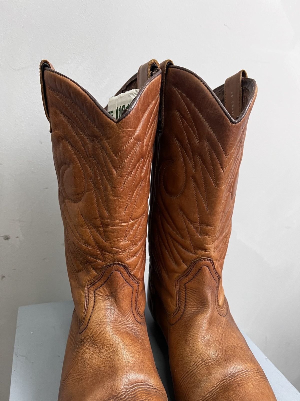 Other MOTO WESTERN GUIDI BUFFALO STYLE LEATHER BOOTS 90s Size US 10 / EU 43 - 6 Thumbnail