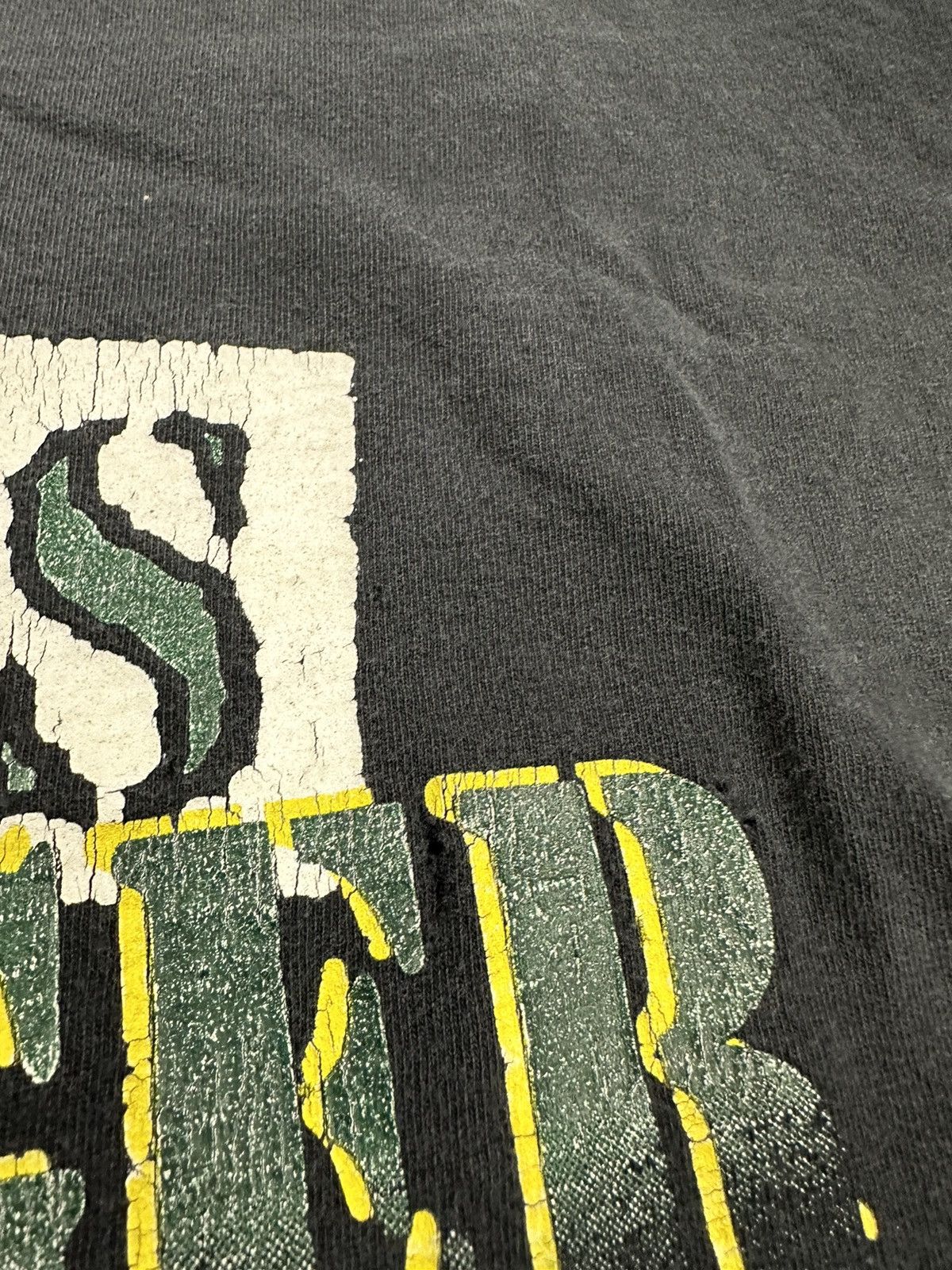 Vintage Vintage 90s Green Bay Packers Headbangers Tour T-Shirt Size US XL / EU 56 / 4 - 9 Thumbnail