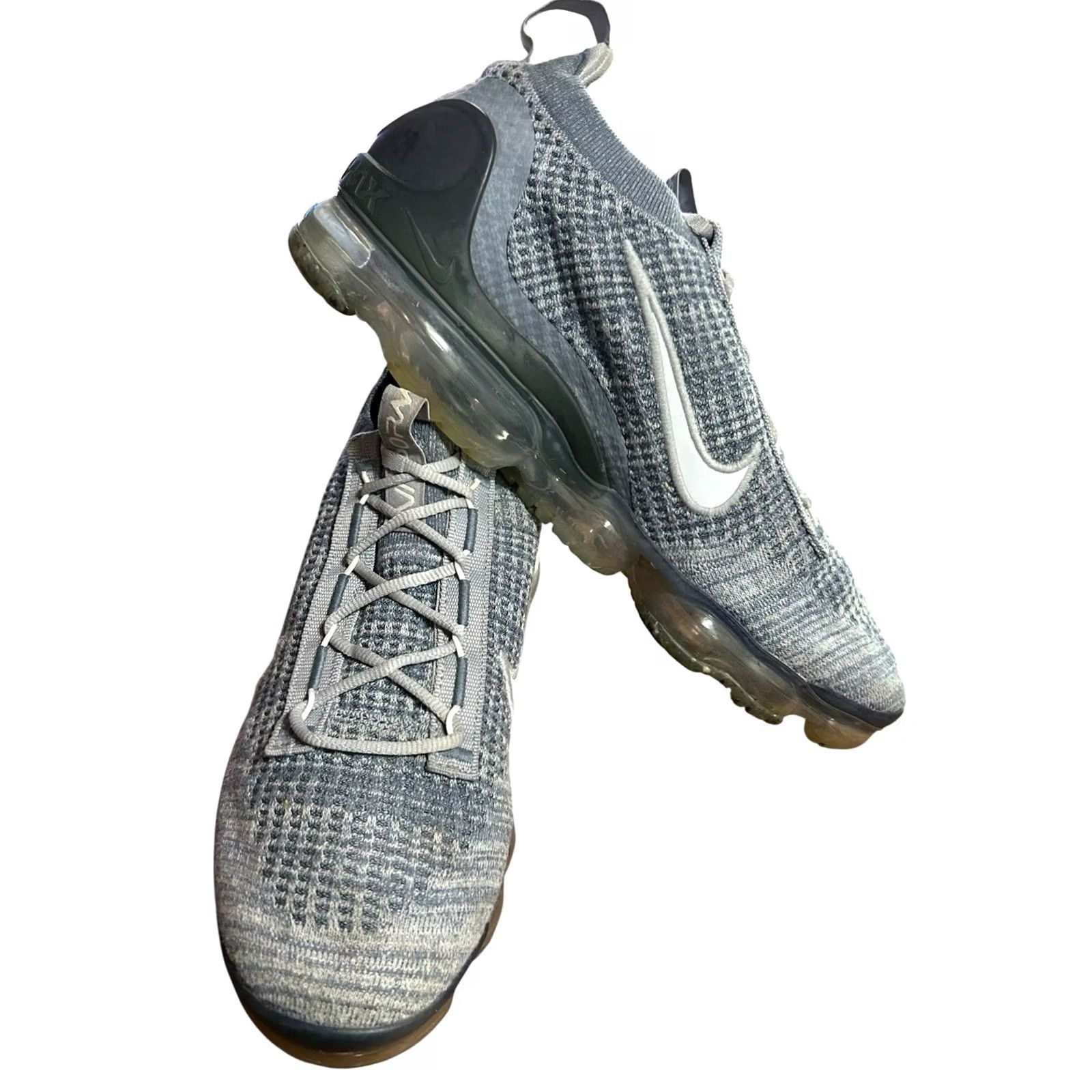 Nike Nike VaporMax Flyknit 2021 Sneakers Men 10.5 Armory Grey Blue DH4084-400 Size US 11 / EU 44 - 2 Thumbnail