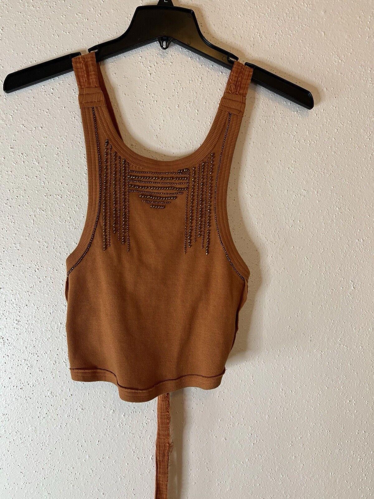Free People Free People Cropped Distressed Top XS Size XS / US 0-2 / IT 36-38 - 1 Thumbnail