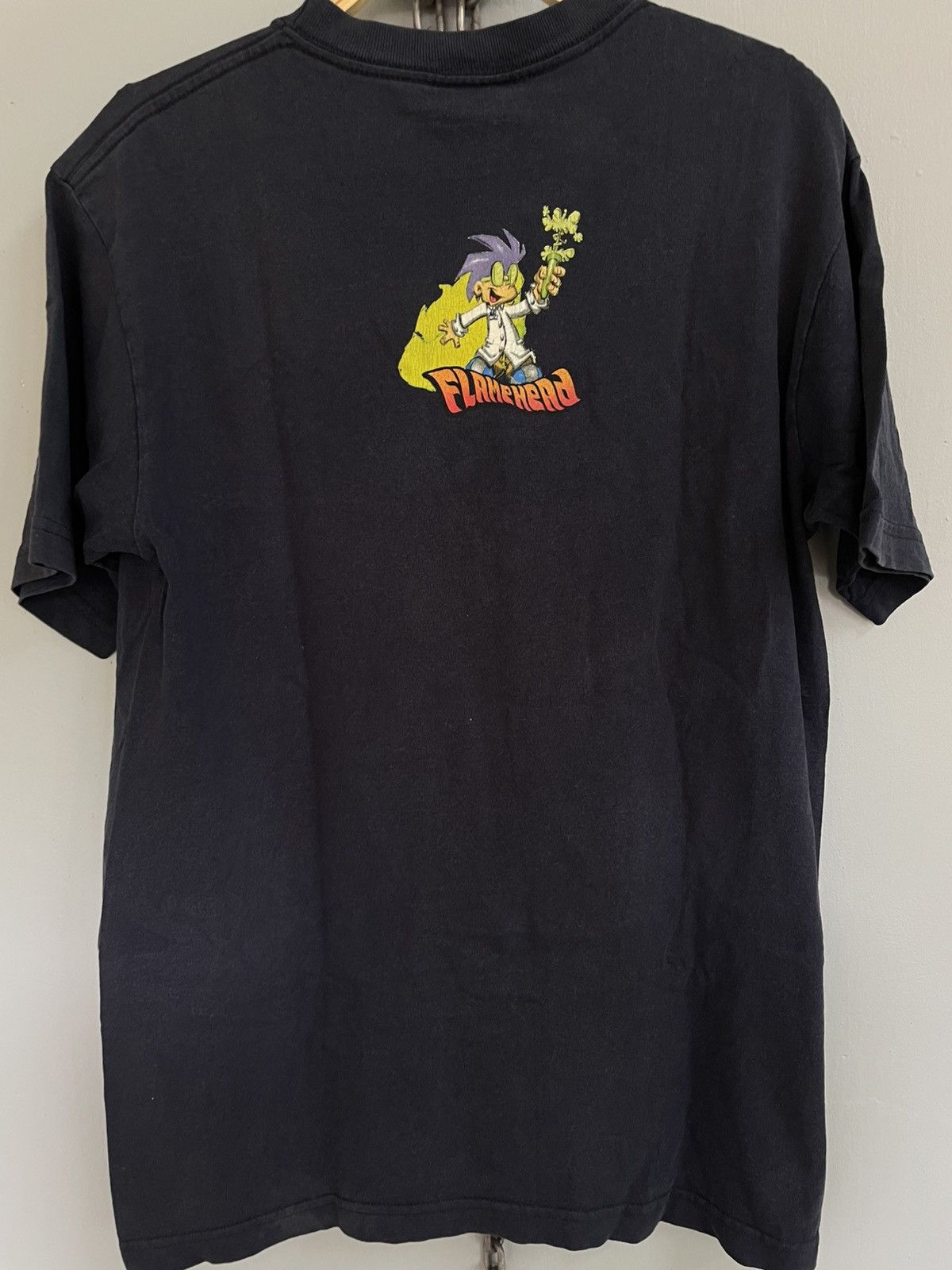 JNCO Vintage Y2K Flamehead by JNCO t shirt Size US L / EU 52-54 / 3 - 4 Thumbnail