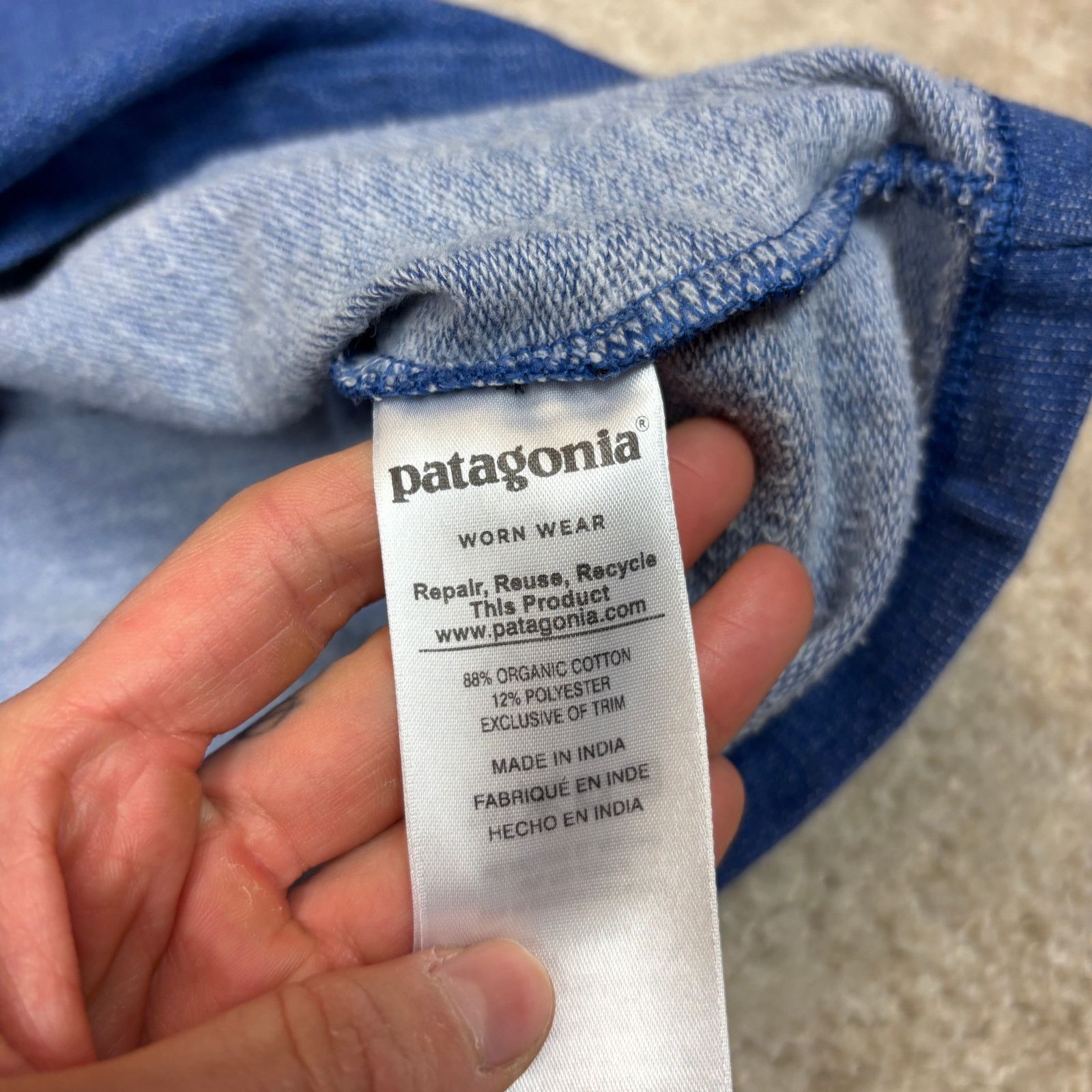 Patagonia Patagonia p-6 Logo Raglan Crew Sweatshirt Men's Small Size US S / EU 44-46 / 1 - 8 Thumbnail