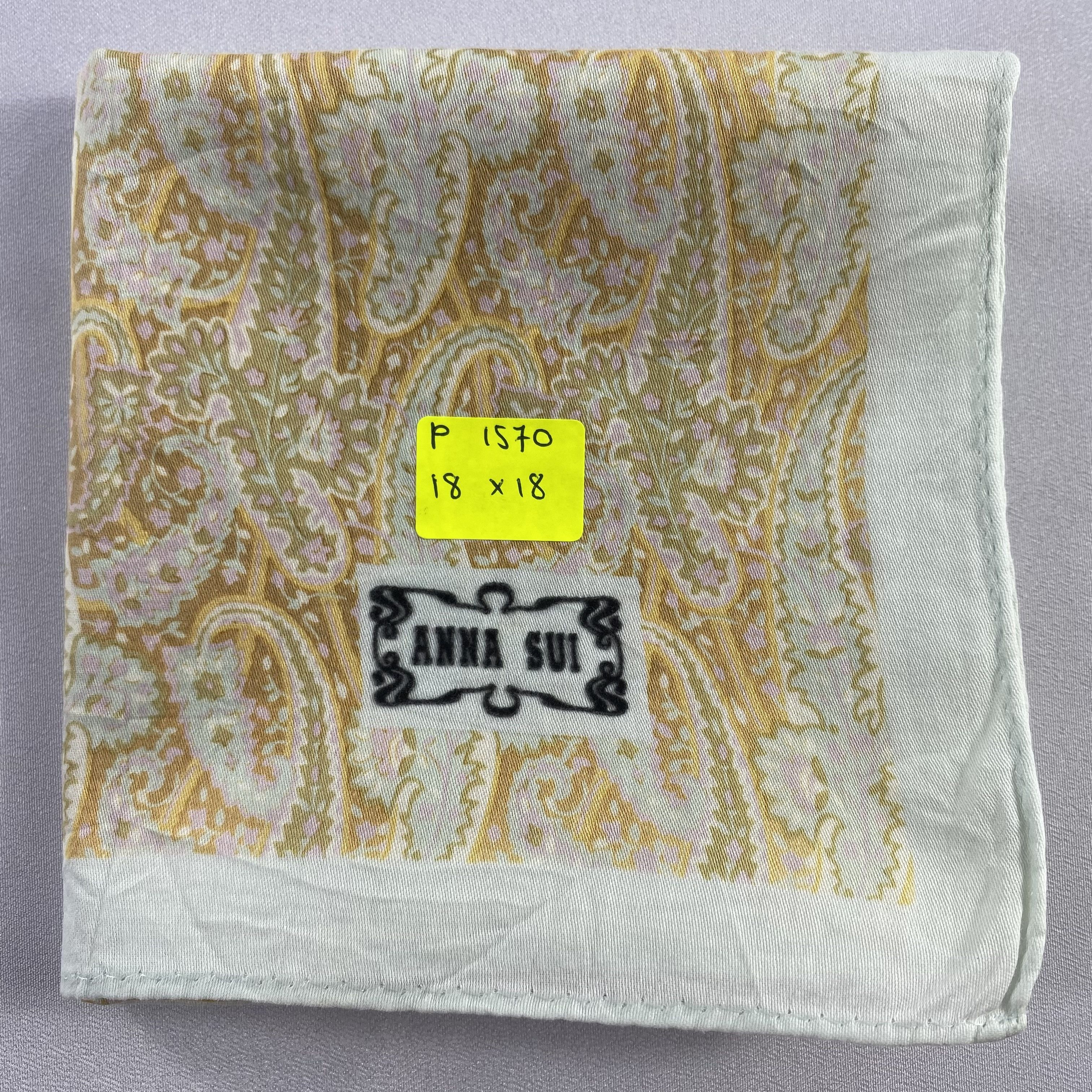 Vintage Anna Sui Bandana/ Handkerchief / Neckerchief-P1570 Size ONE SIZE - 5 Thumbnail