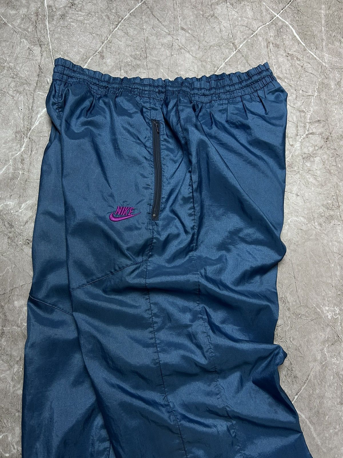 Vintage Nike Vintage Track Pants Parachute Baggy Nylon Drill Y2K 90s Size US 32 / EU 48 - 14 Thumbnail