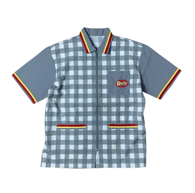 Japanese Brand Vintage Japanese Work Uniform Shirt Size US L / EU 52-54 / 3 - 1 Thumbnail