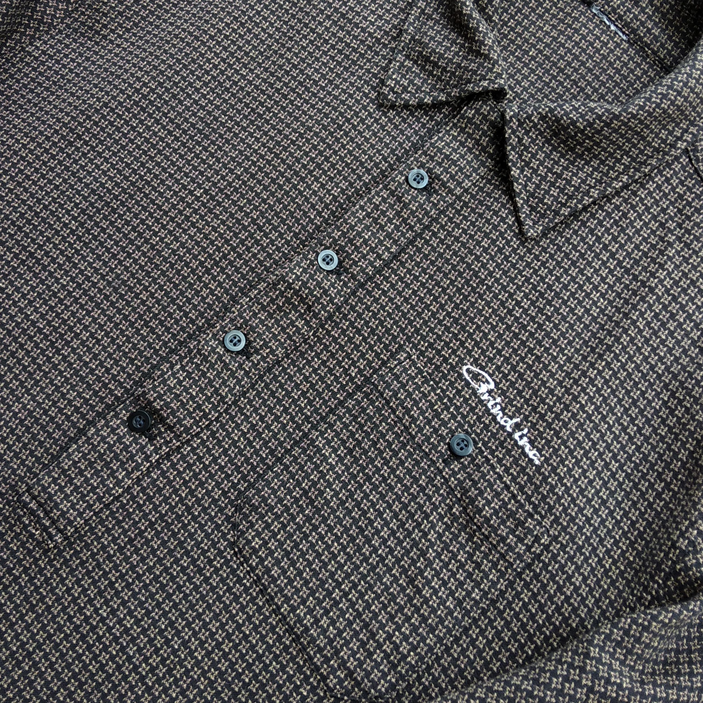 Hook-Ups × Independent Truck Co. Vintage 90's GRIND Inc Skateboard Flanel Long Shirt Size US L / EU 52-54 / 3 - 2 Thumbnail
