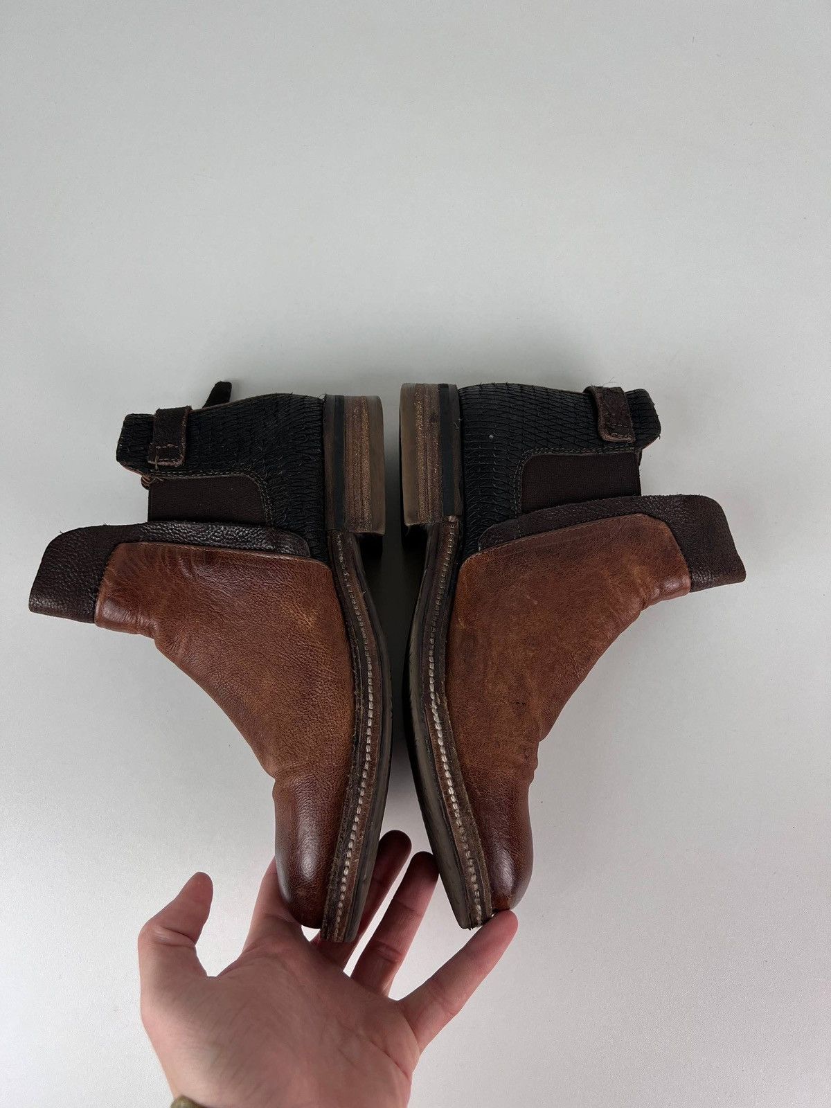 A.S.98 A.S.98 chelsea ankle boots leather size 38 Size US 7 / IT 37 - 3 Thumbnail