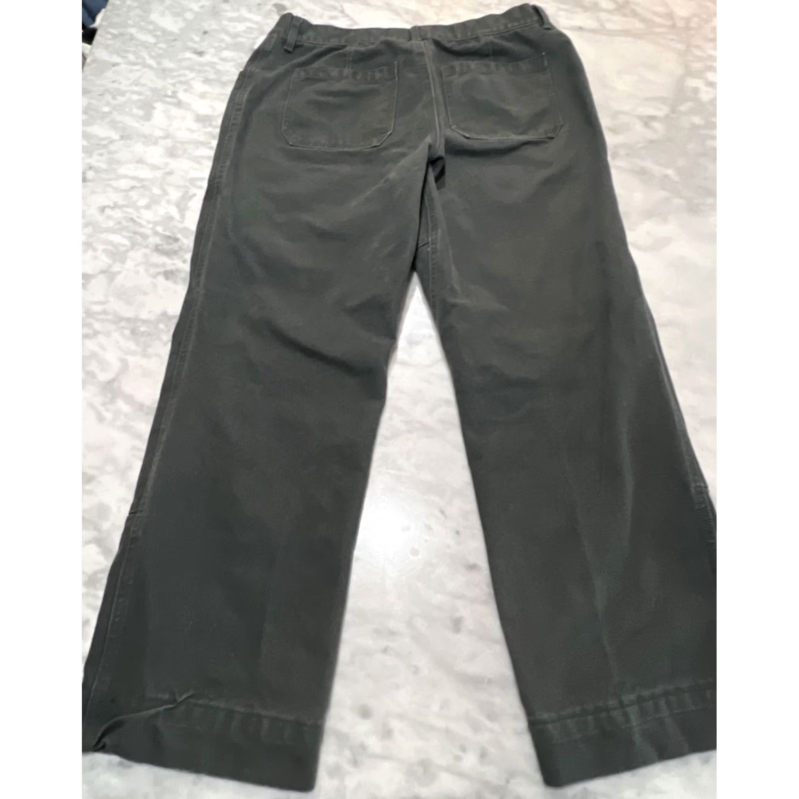 Vintage VINTAGE Arborwear Double Knee Women’s Pant Size 16 Style 152220 Shortened 27” Dark Green Size 38" / US 16 / IT 52 - 6 Thumbnail
