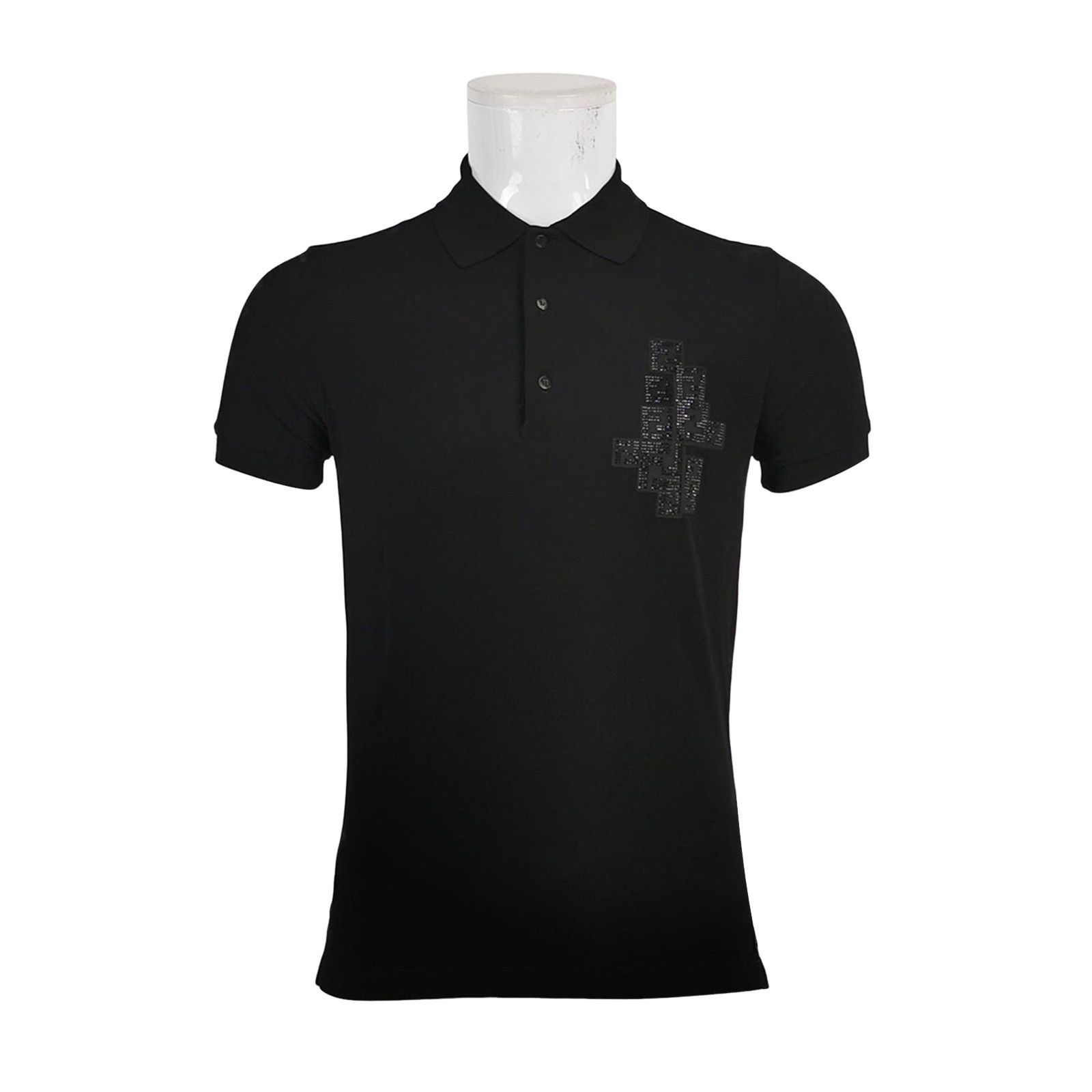 Fendi Fendi Embellished FF Logo Polo Shirt XS Size US XS / EU 42 / 0 - 1 Thumbnail