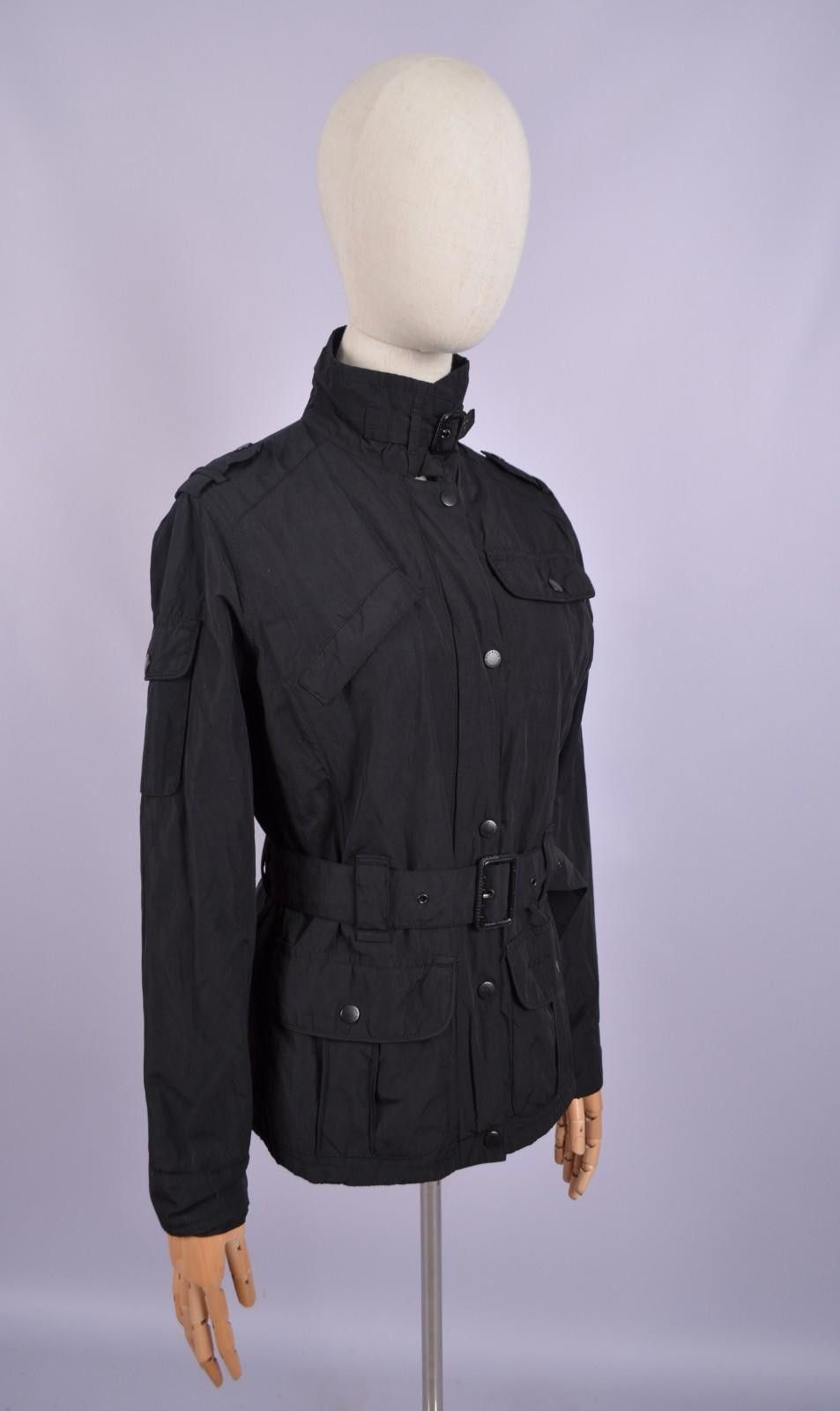 Barbour Womens Barbour Steel Amelia Belted Nylon Jacket Sz UK10 US6 Size M / US 6-8 / IT 42-44 - 12 Thumbnail
