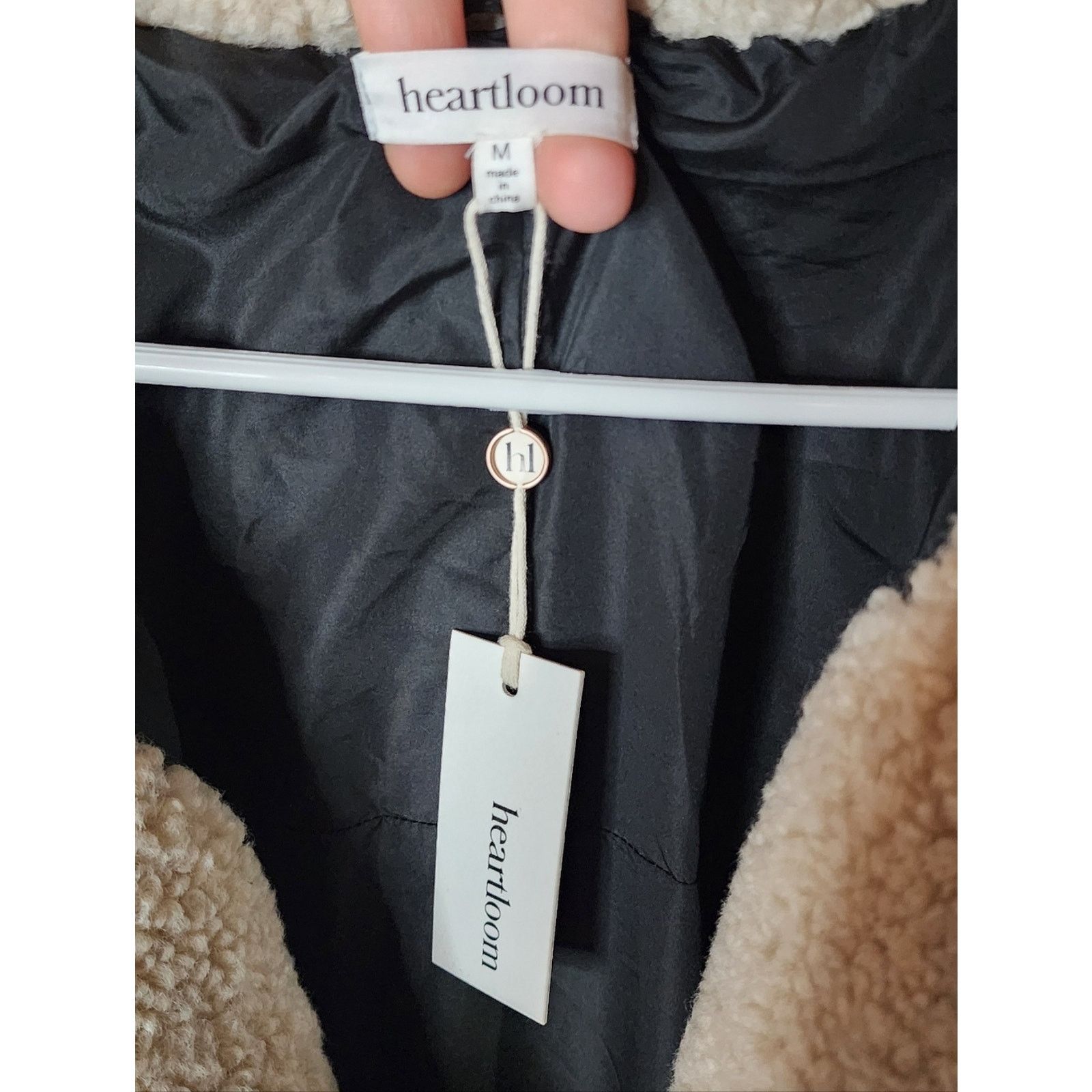 Heartloom NWT Heartloom Solas Black Puffer Jacket Sherpa Collar Medium Size M / US 6-8 / IT 42-44 - 9 Thumbnail