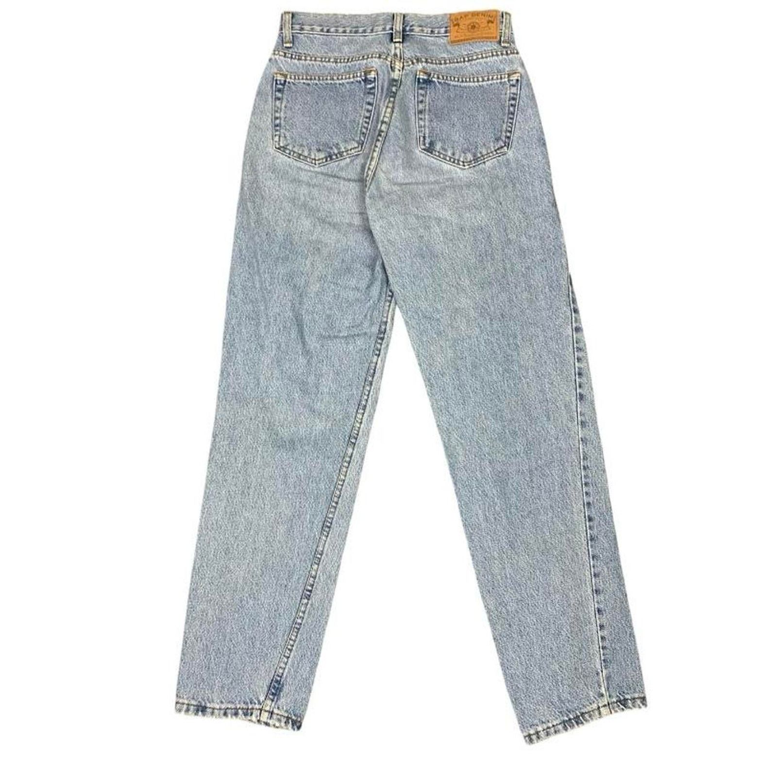 Gap × Vintage Vintage 90s GAP Women’s Light Wash Blue Jeans Size 28" / US 6 / IT 42 - 3 Thumbnail