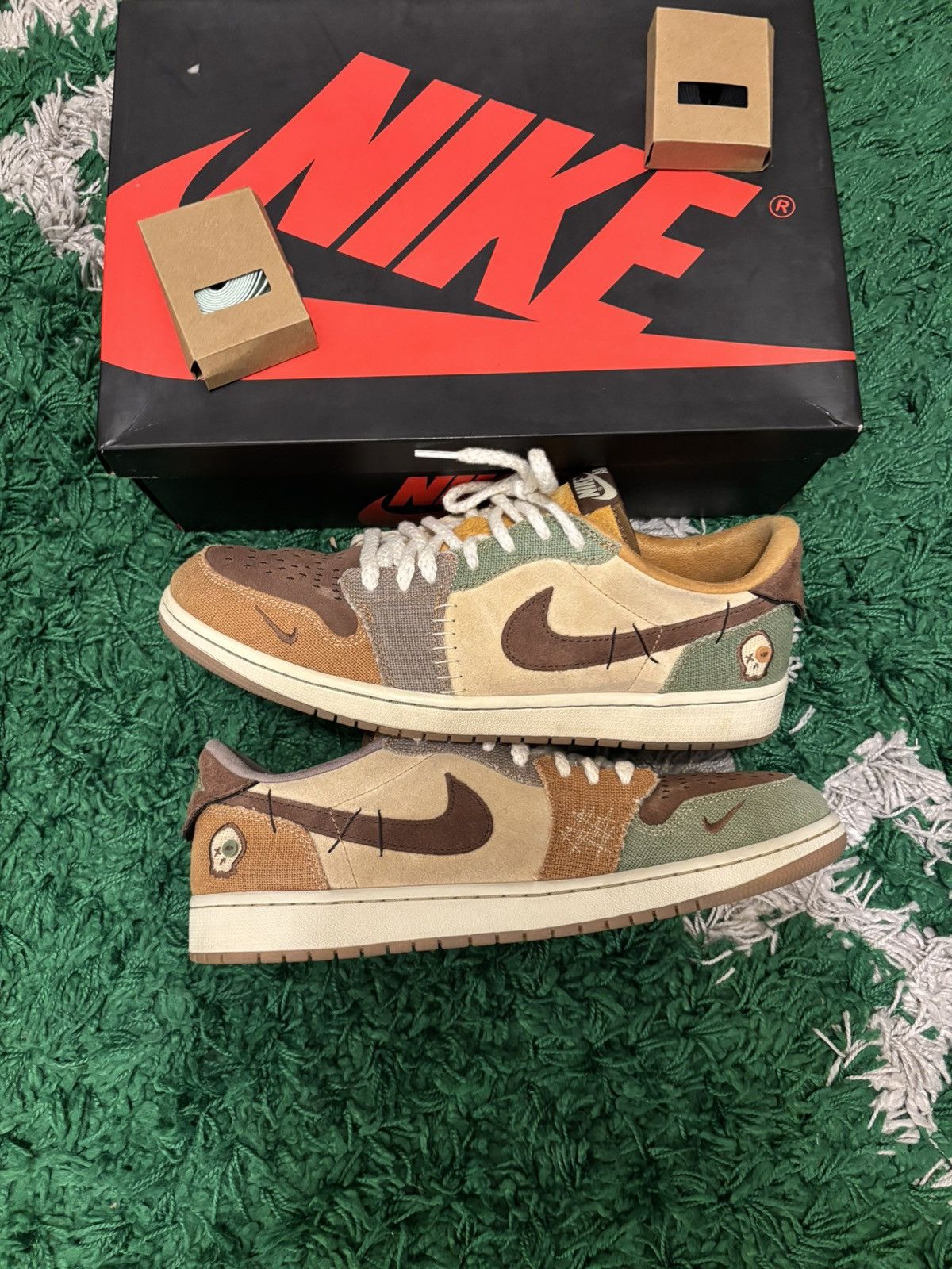 Jordan Brand Jordan 1 Low Zion Williamson Voodoo Size US 13 / EU 46 - 2 Thumbnail