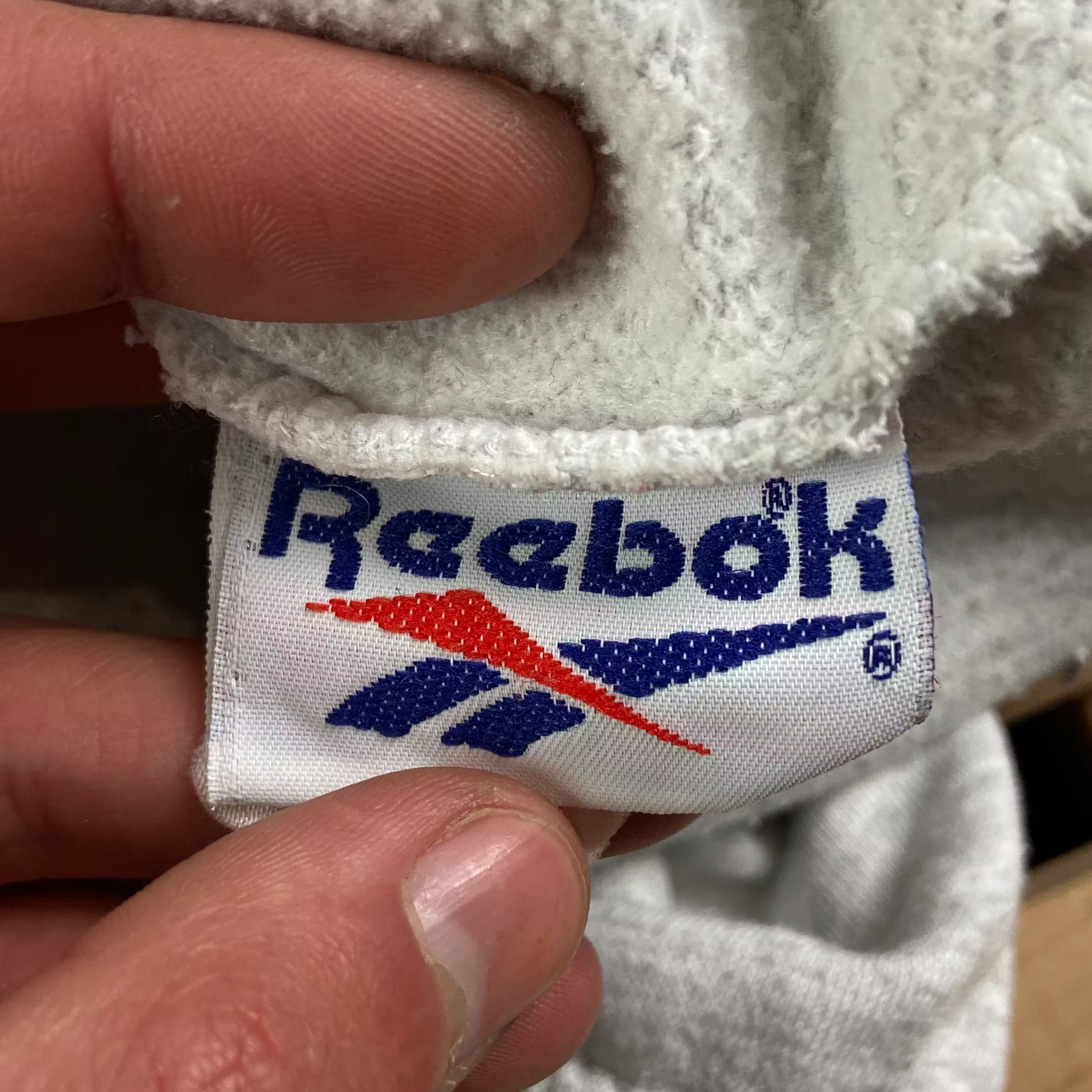 Reebok × Vintage Mens Sweatshirt Reebok Vintage Size M Big Logo Size US M / EU 48-50 / 2 - 8 Thumbnail
