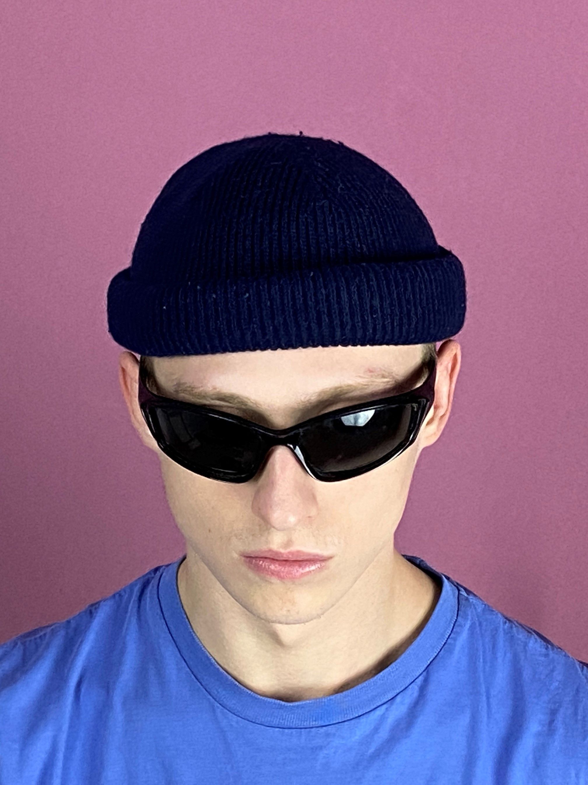 Lacoste × Vintage 80s Chemise Lacoste Vintage Beanie Hat Knit Acrylic Size ONE SIZE - 1 Thumbnail