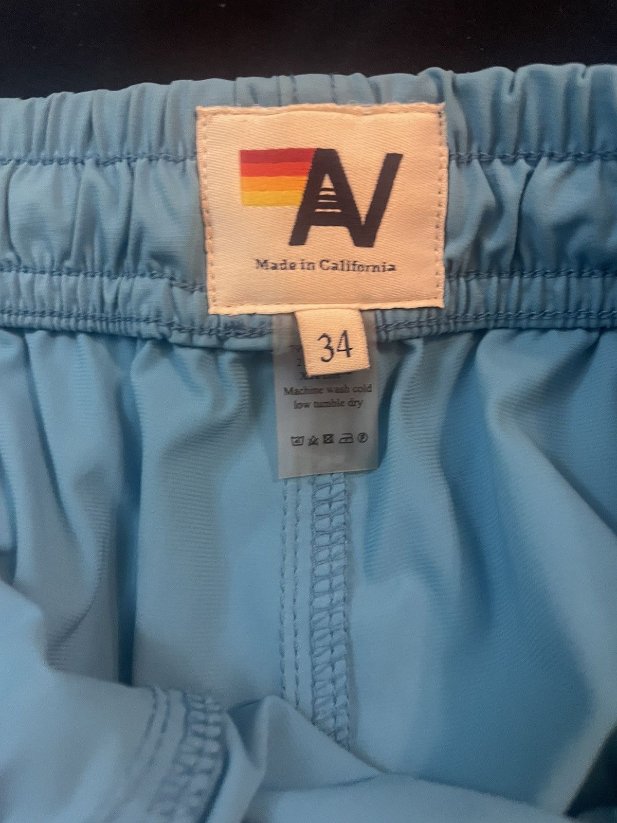 Aviator Nation Men’s 5 stripe swim shorts Size US 34 / EU 50 - 4 Thumbnail