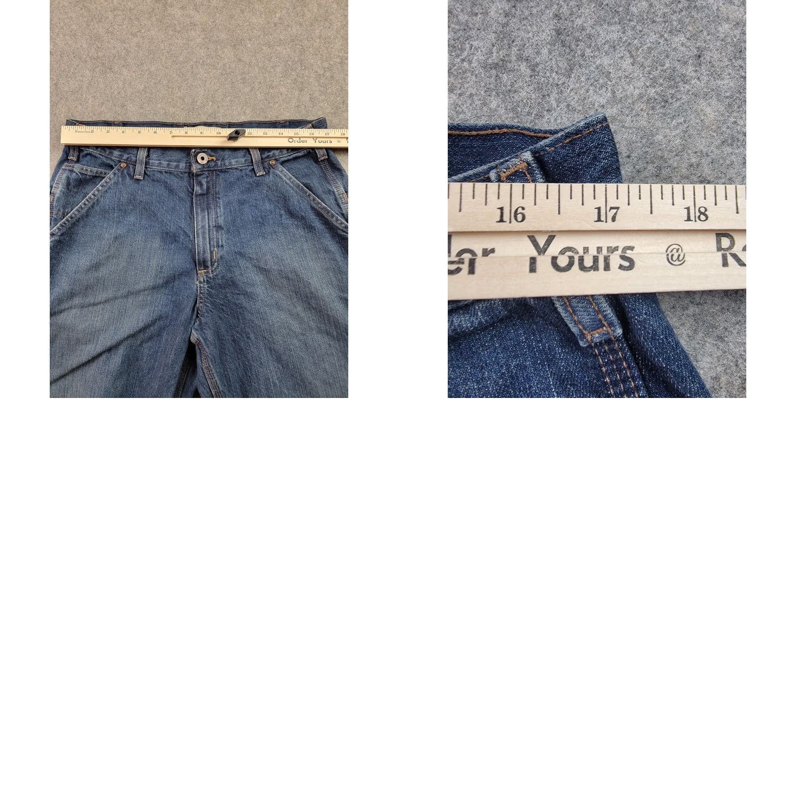 Carhartt Carhartt Jeans Mens 36x30 Blue Dungarees Fit Utility Carpenter Work Denim B223 Jeans Size US 36 / EU 52 - 10 Thumbnail