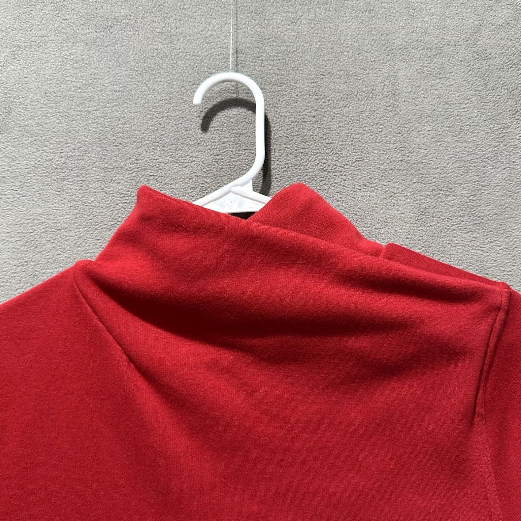 Athleta Athleta Cozy Karma Sweater Dress Womens XS Red Long Sleeve Pockets Twist Neck Size XS / US 0-2 / IT 36-38 - 3 Thumbnail