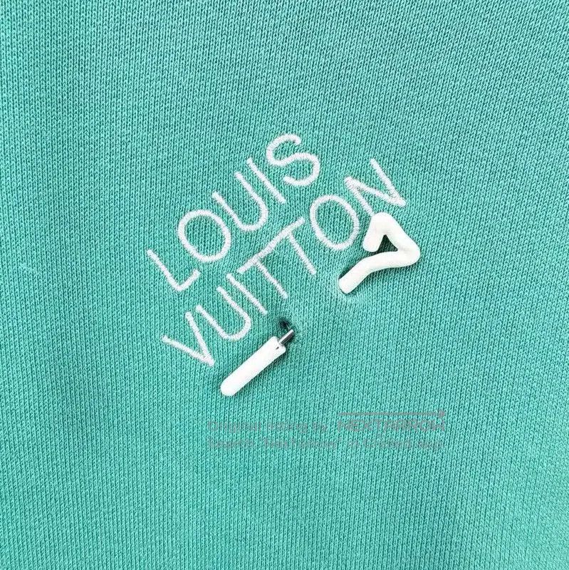 Louis Vuitton Louis Vuitton Green Hoodie for Men . Size US S / EU 44-46 / 1 - 3 Thumbnail