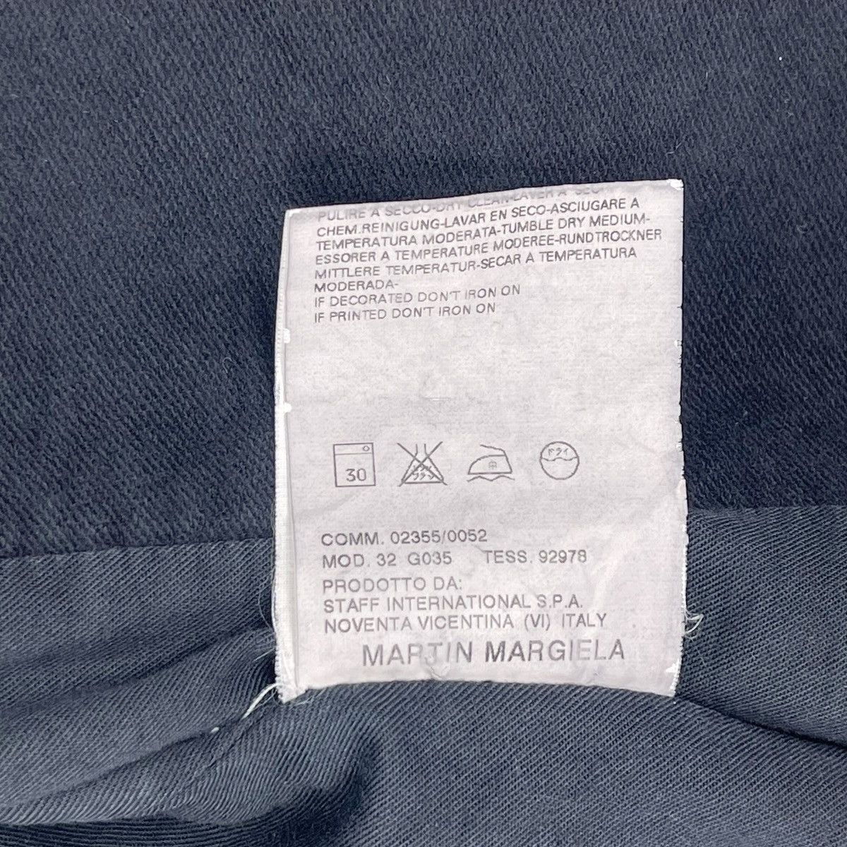 Designer × Maison Margiela Martin Margiela Half Zip Cotton Jacket Size M / US 6-8 / IT 42-44 - 10 Thumbnail