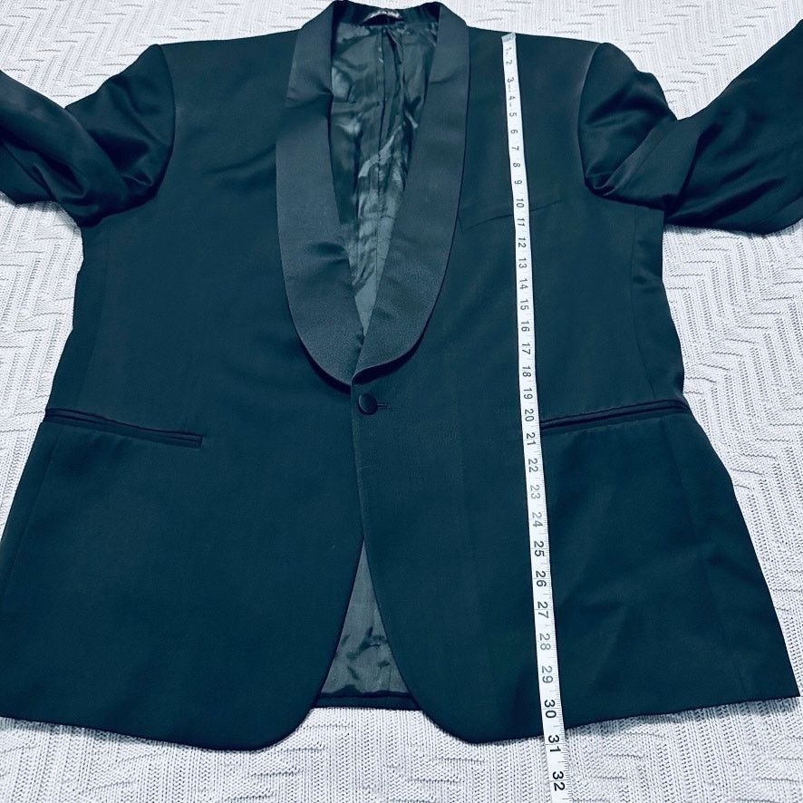 Vintage Paolo Vista black tuxedo jacket Size 46R - 9 Thumbnail